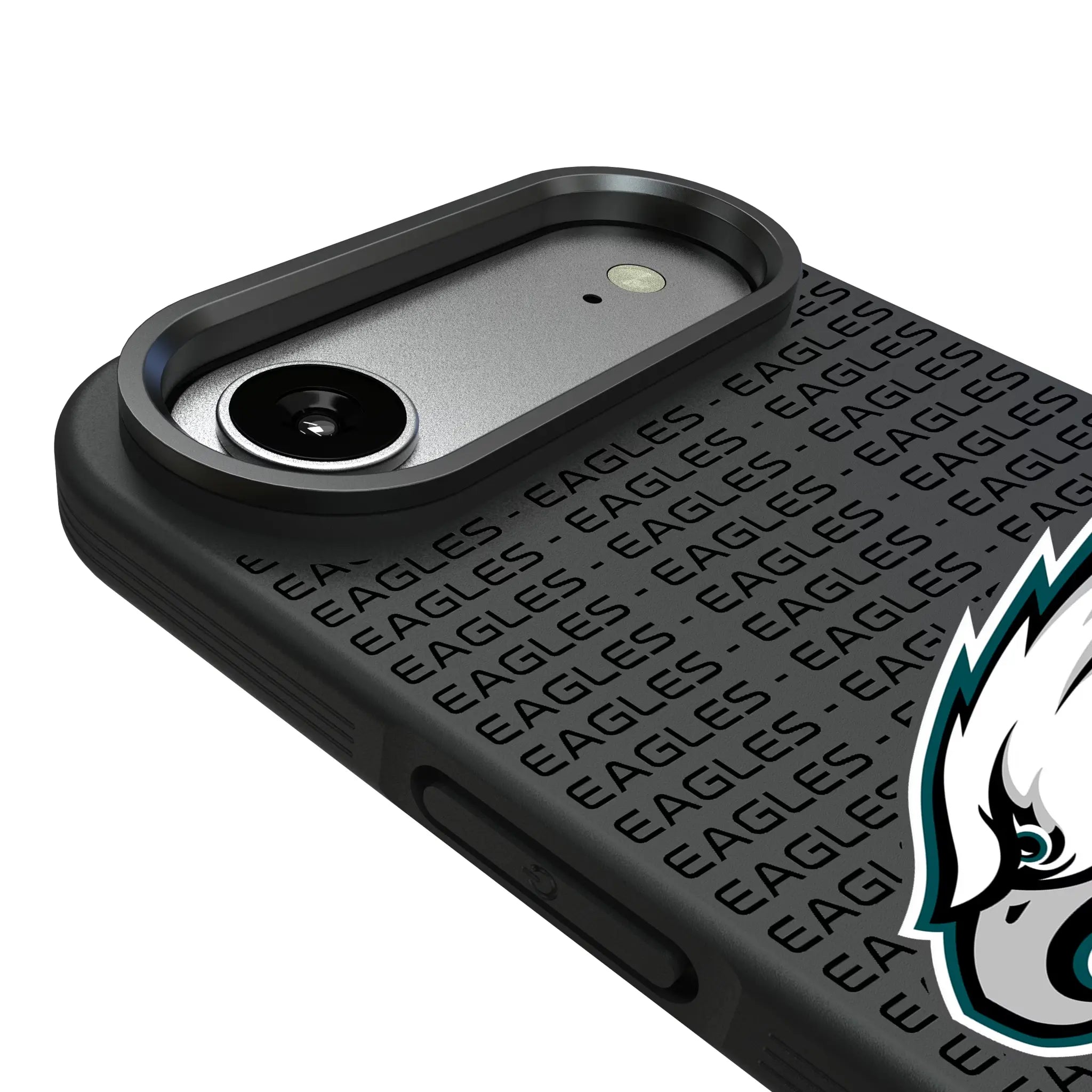 Philadelphia Eagles Text Backdrop iPhone Bump Phone Case for Apple iPhone - Detail#Device_iPhone Air