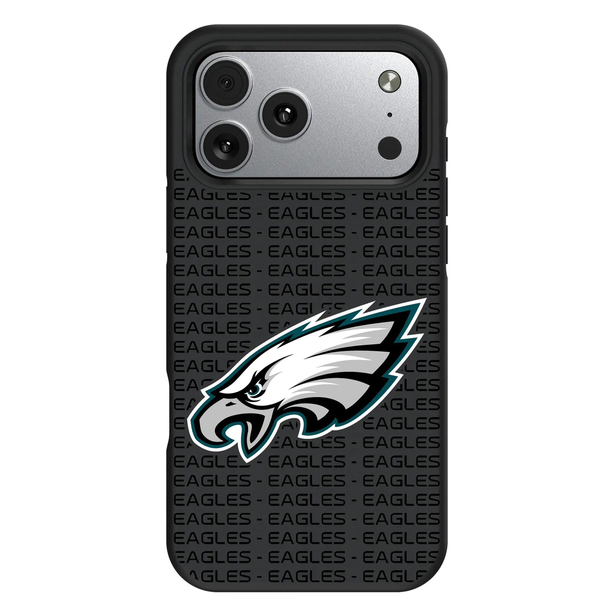Philadelphia Eagles Text Backdrop iPhone Bump Phone Case for Apple iPhone#Device_iPhone 17 Pro Max