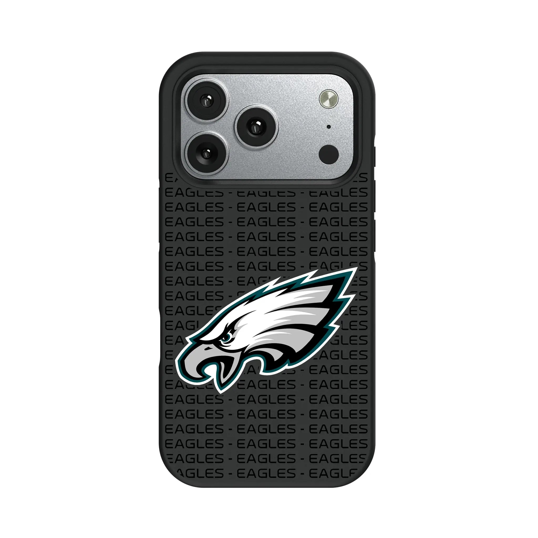 Philadelphia Eagles Text Backdrop iPhone Bump Phone Case for Apple iPhone#Device_iPhone 17 Pro