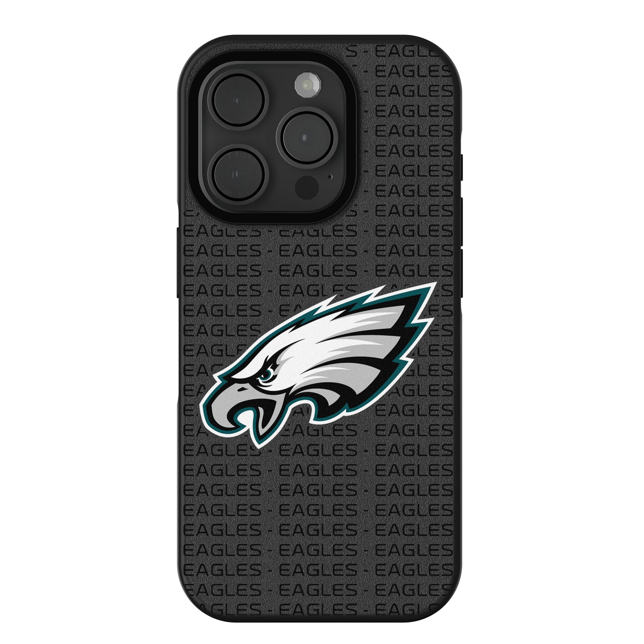 Philadelphia Eagles Text Backdrop iPhone Bump Phone Case for Apple iPhone