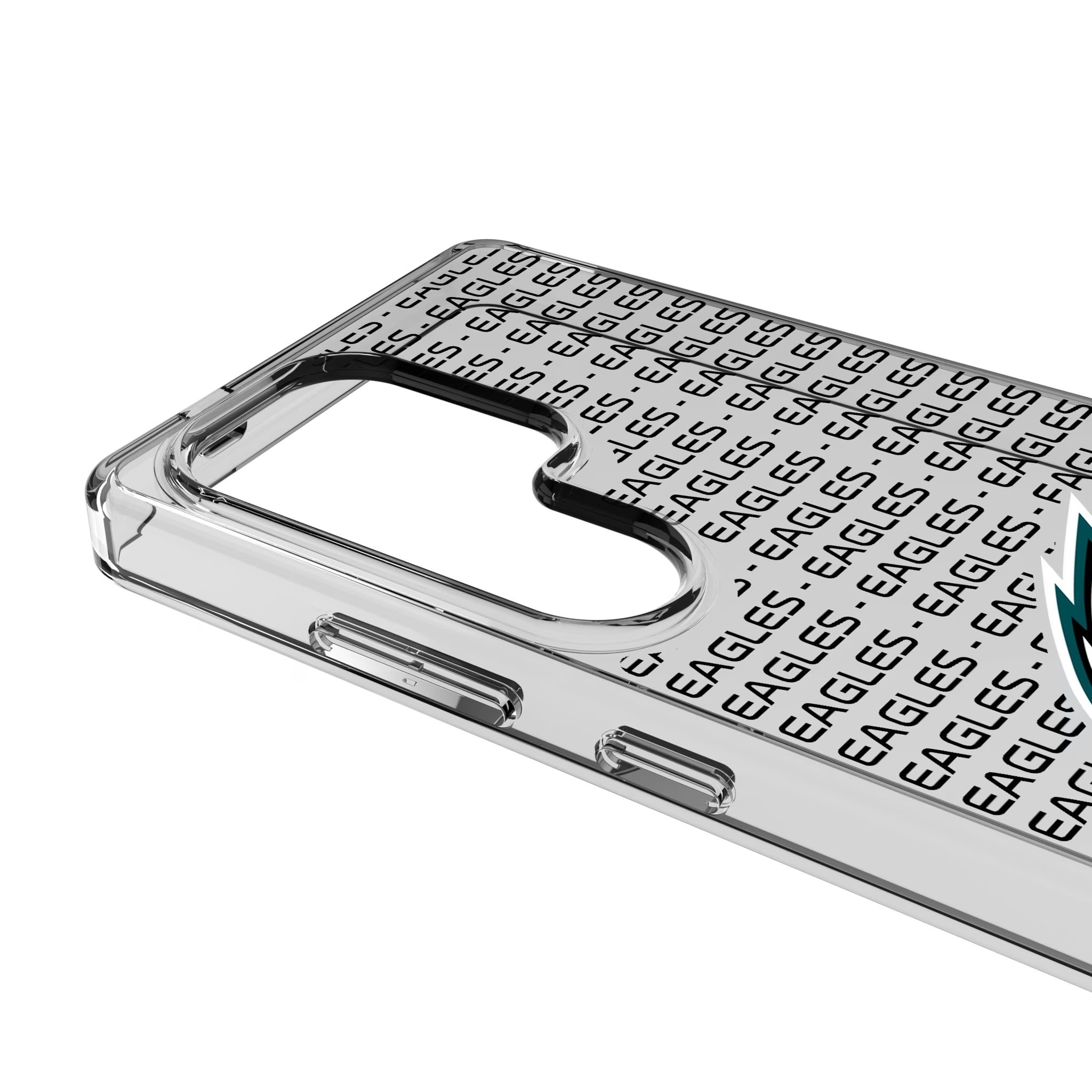 Philadelphia Eagles Text Backdrop Galaxy Clear Phone Case for Samsung Galaxy - Detail