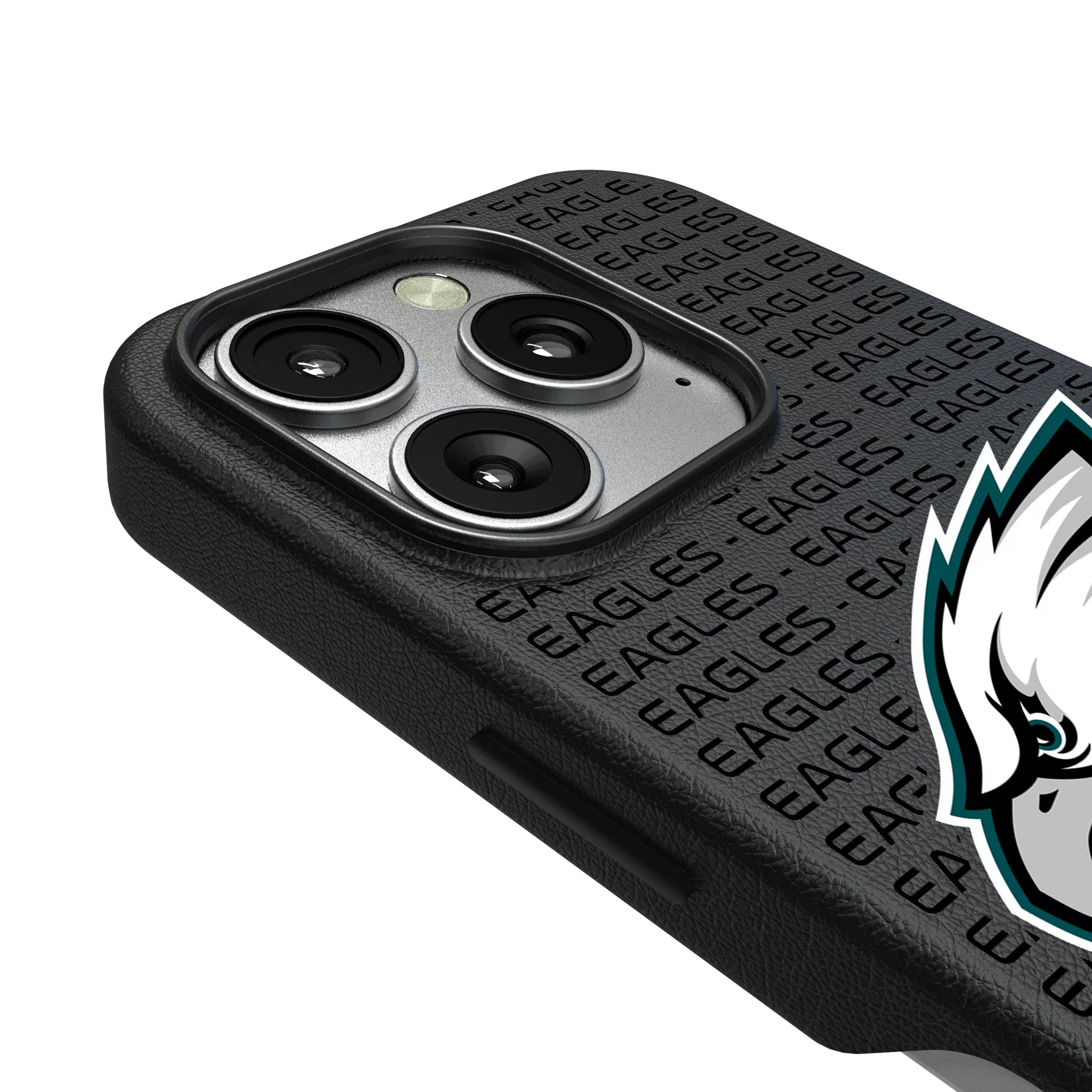 Philadelphia Eagles Text Backdrop iPhone MagSafe Compatible Phone Case for Apple iPhone - Detail