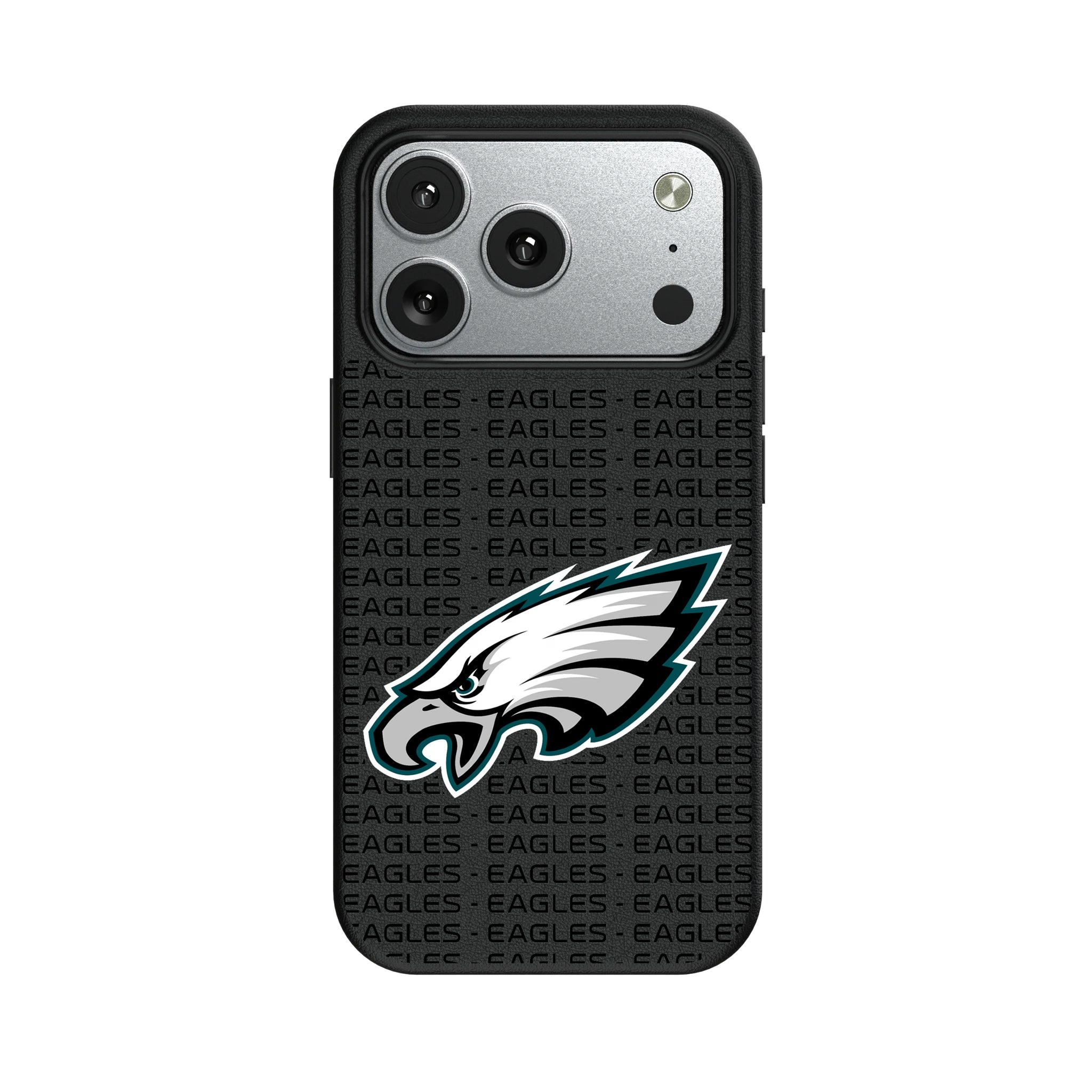 Philadelphia Eagles Text Backdrop iPhone MagSafe Compatible Phone Case for Apple iPhone#Device_iPhone 17 Pro