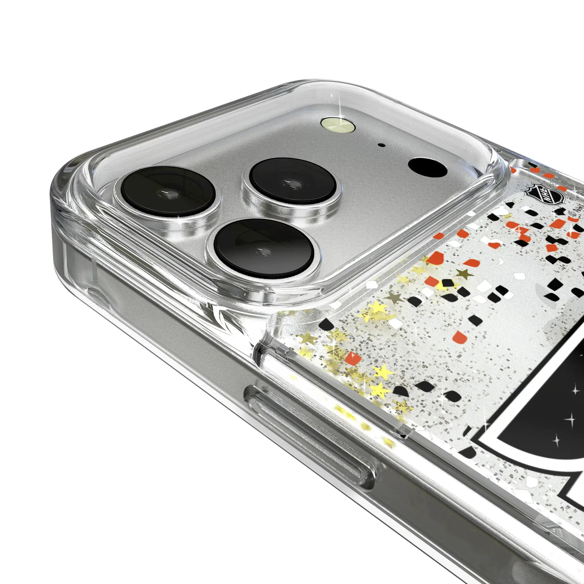Philadelphia Flyers Confetti iPhone Glitter Phone Case for Apple iPhone - Detail