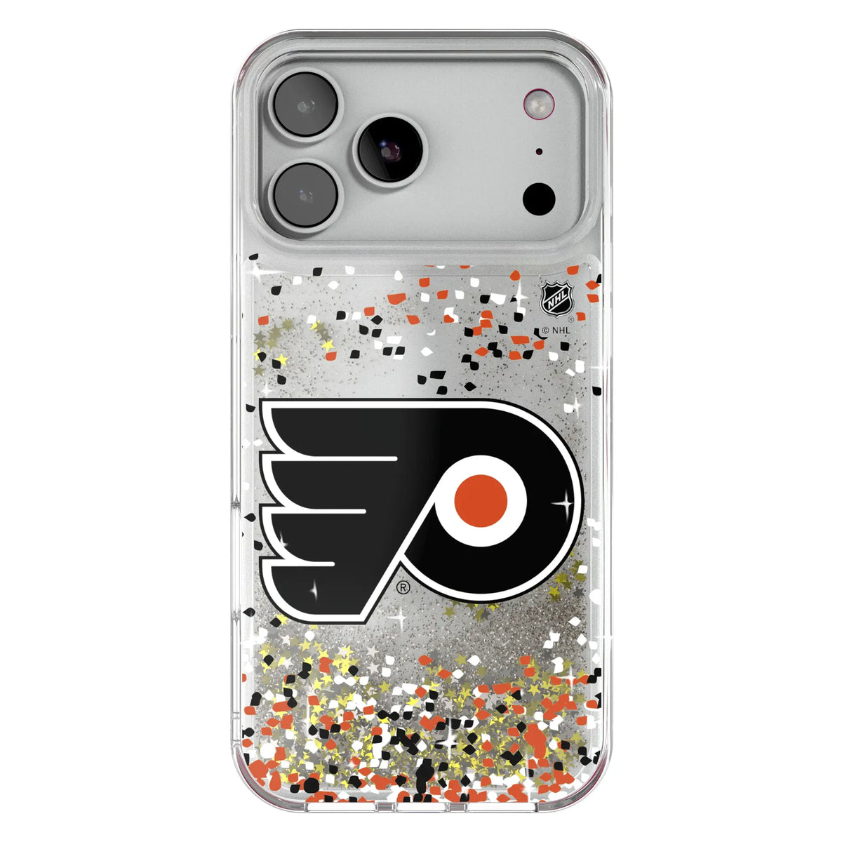 Philadelphia Flyers Confetti Glitter Phone Case for Apple iPhone