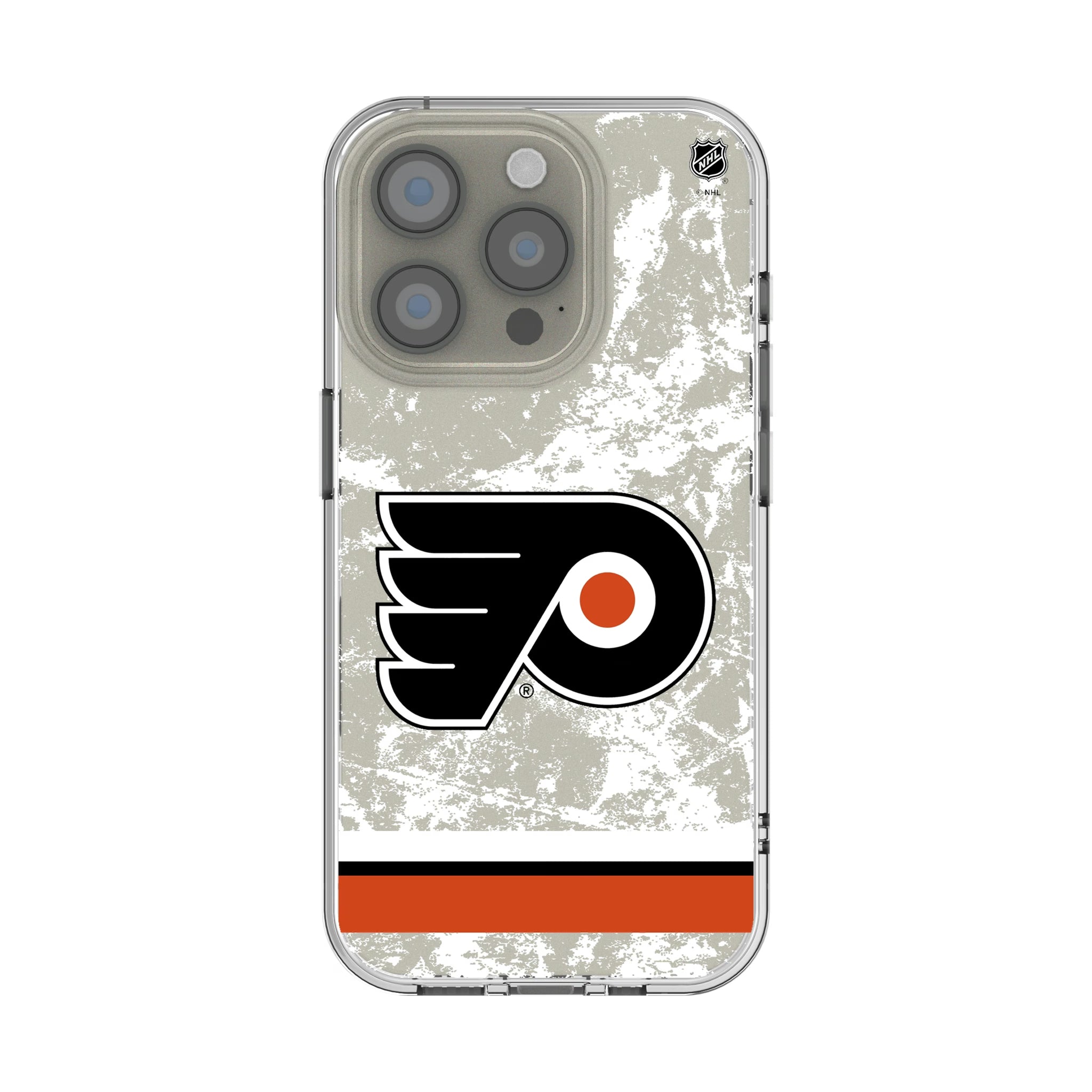 Philadelphia Flyers Ice Stripe iPhone Clear Phone Case for Apple iPhone
