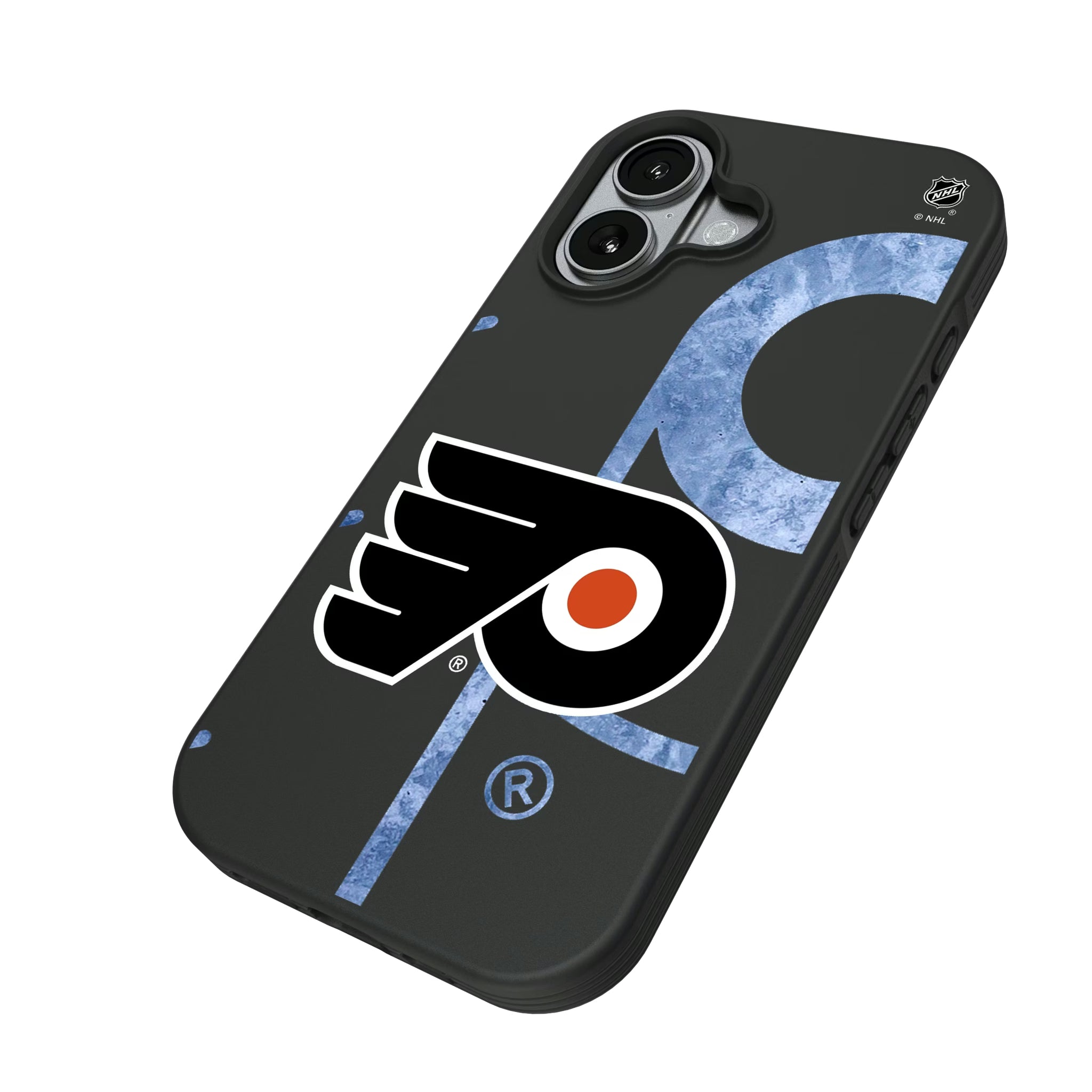 Philadelphia Flyers Ice Tilt iPhone Bump Phone Case for Apple iPhone - Isometric View#Device_iPhone 17