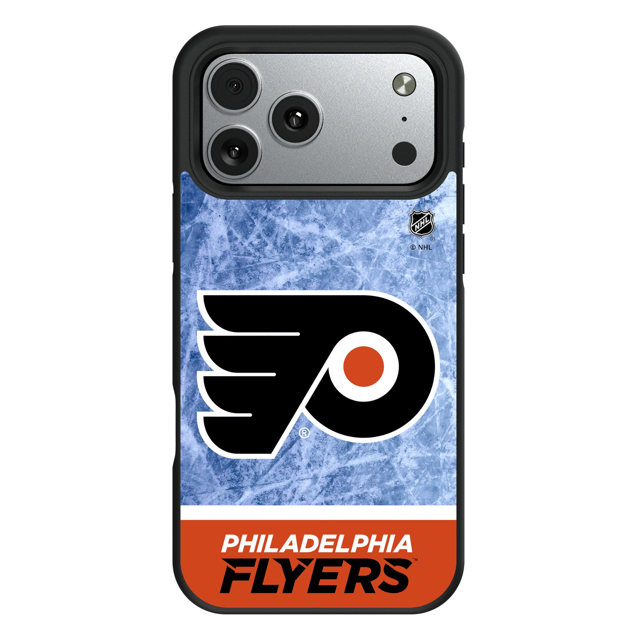 Philadelphia Flyers Ice Wordmark iPhone Bump Phone Case for Apple iPhone#Device_iPhone 17 Pro Max