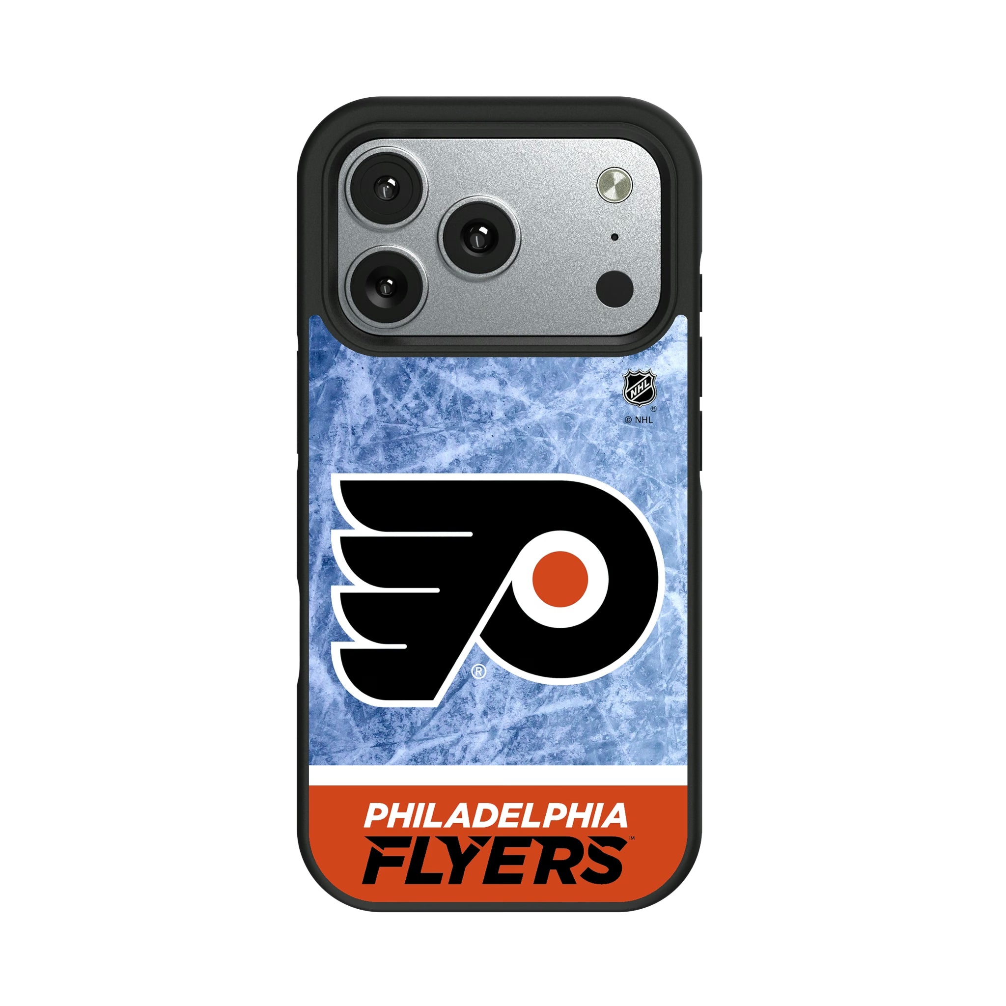 Philadelphia Flyers Ice Wordmark iPhone Bump Phone Case for Apple iPhone#Device_iPhone 17 Pro