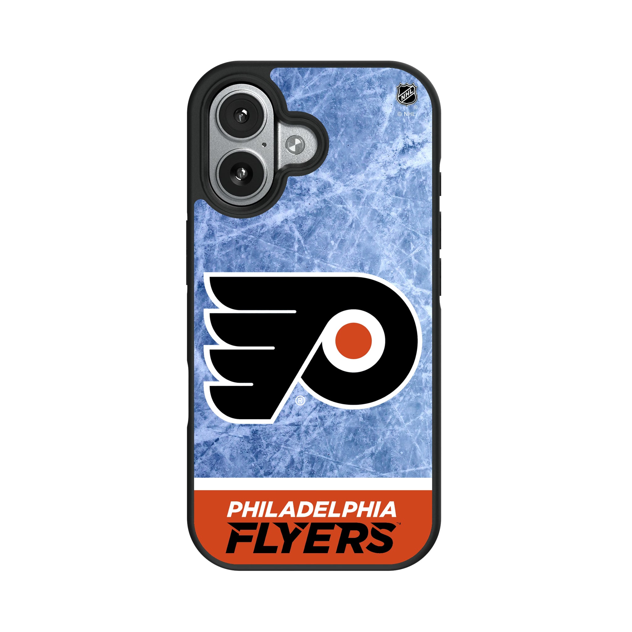 Philadelphia Flyers Ice Wordmark iPhone Bump Phone Case for Apple iPhone#Device_iPhone 17