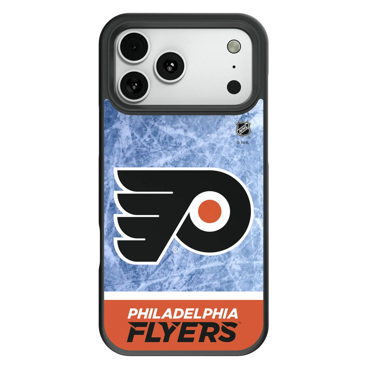 Philadelphia Flyers Ice Wordmark Bump Phone Case for Apple iPhone