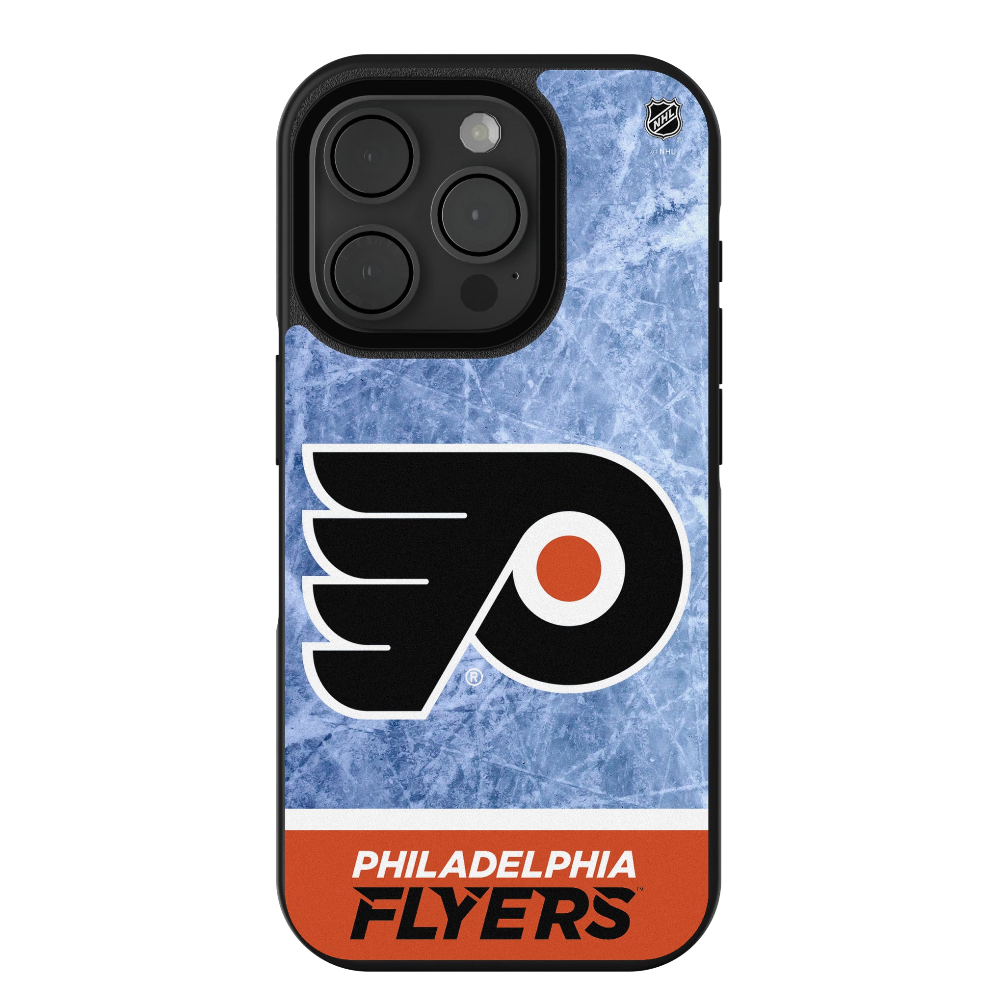 Philadelphia Flyers Ice Wordmark iPhone Bump Phone Case for Apple iPhone