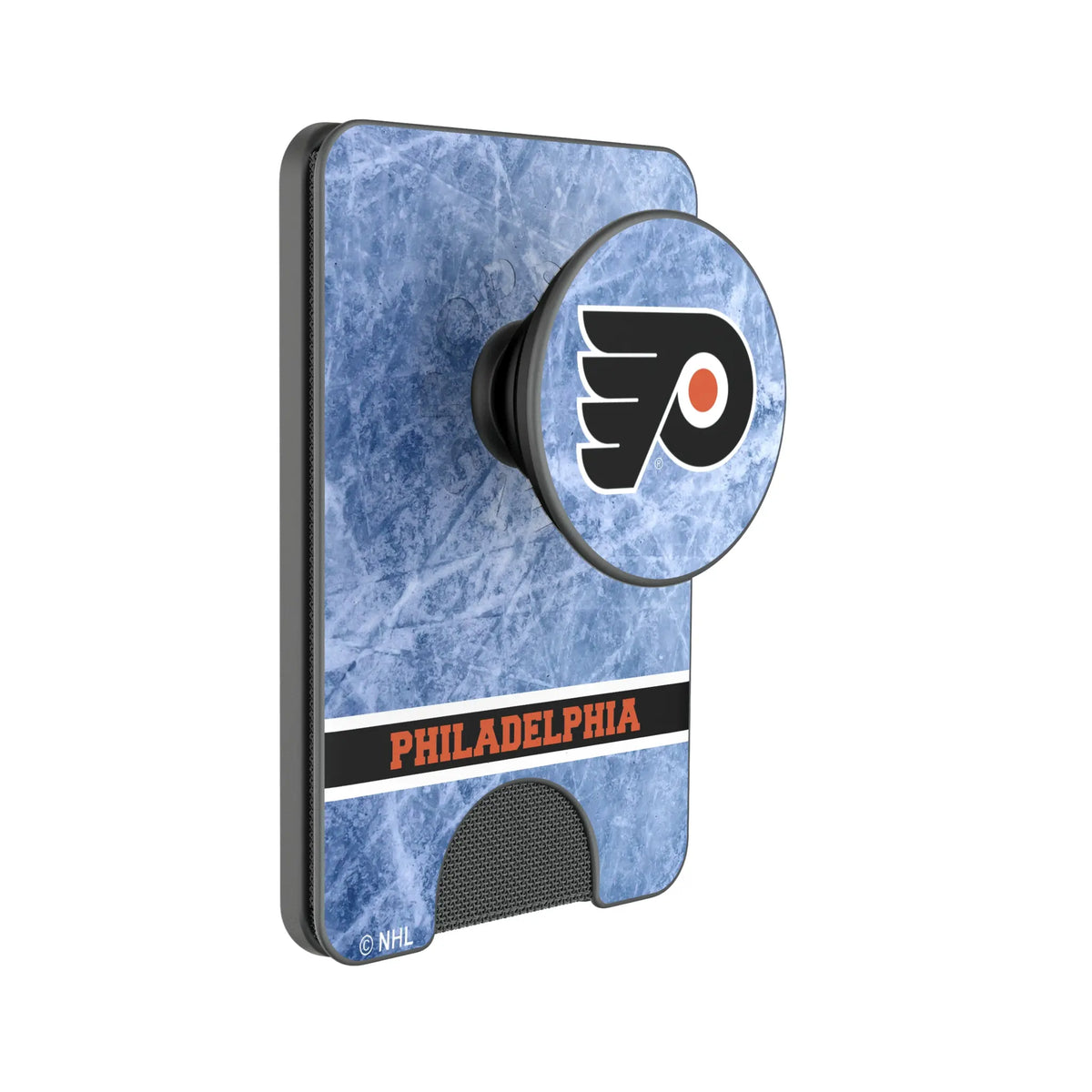 Philadelphia Flyers Ice Wordmark Popsockets Wallet Magnetic
