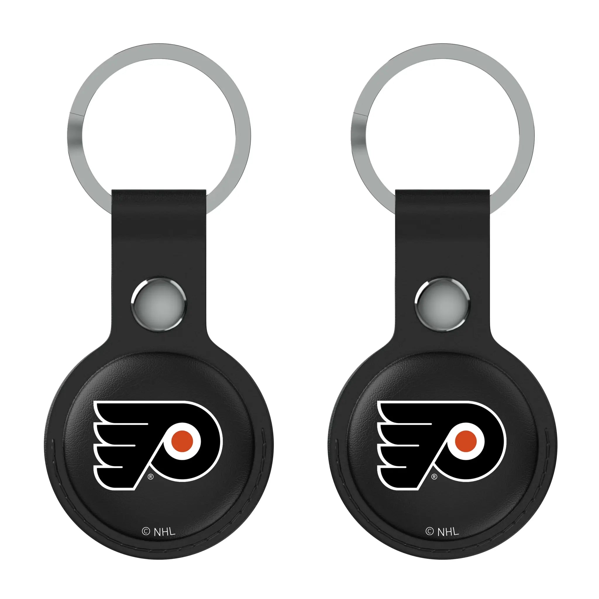 Philadelphia Flyers Insignia AirTag Black Airtag Holder 2-Pack