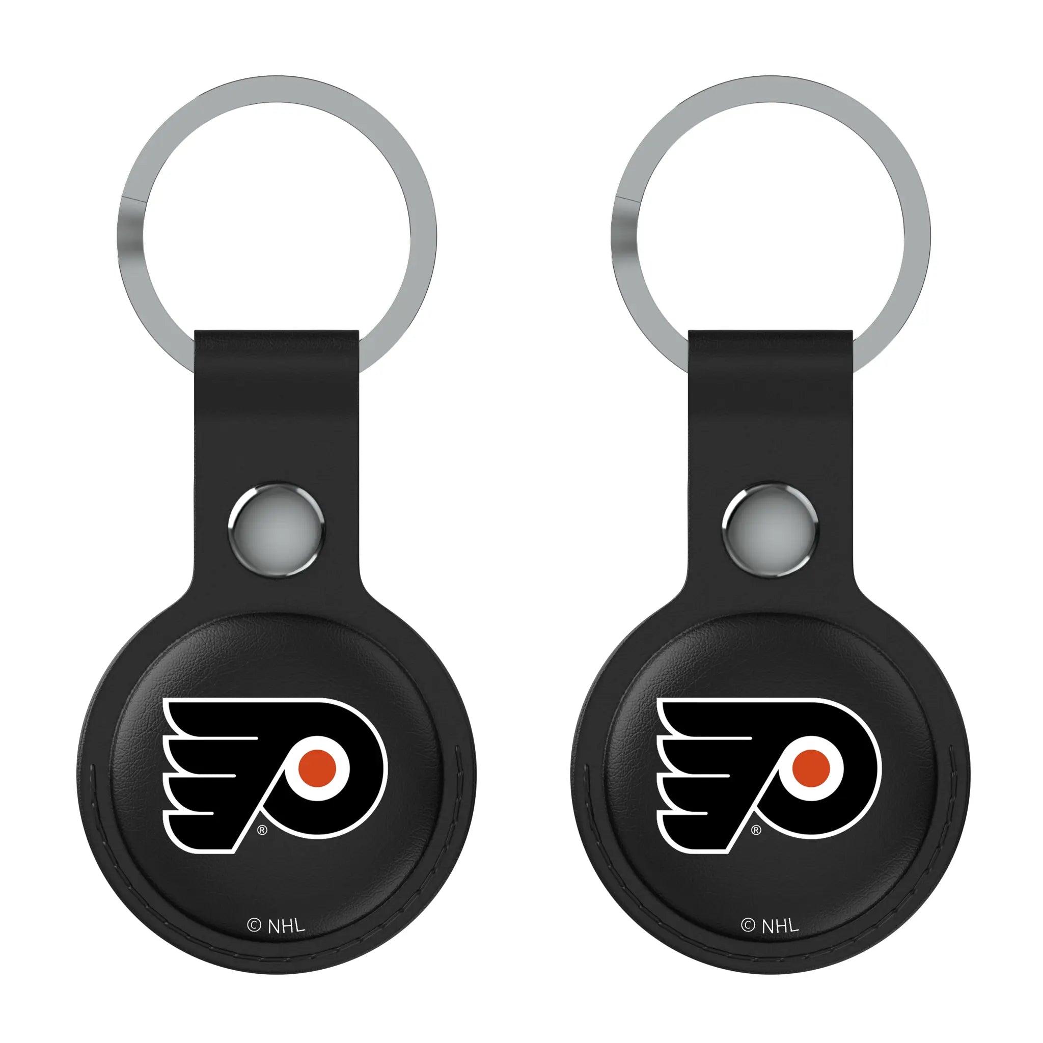 Philadelphia Flyers Insignia AirTag Black Airtag Holder 2-Pack