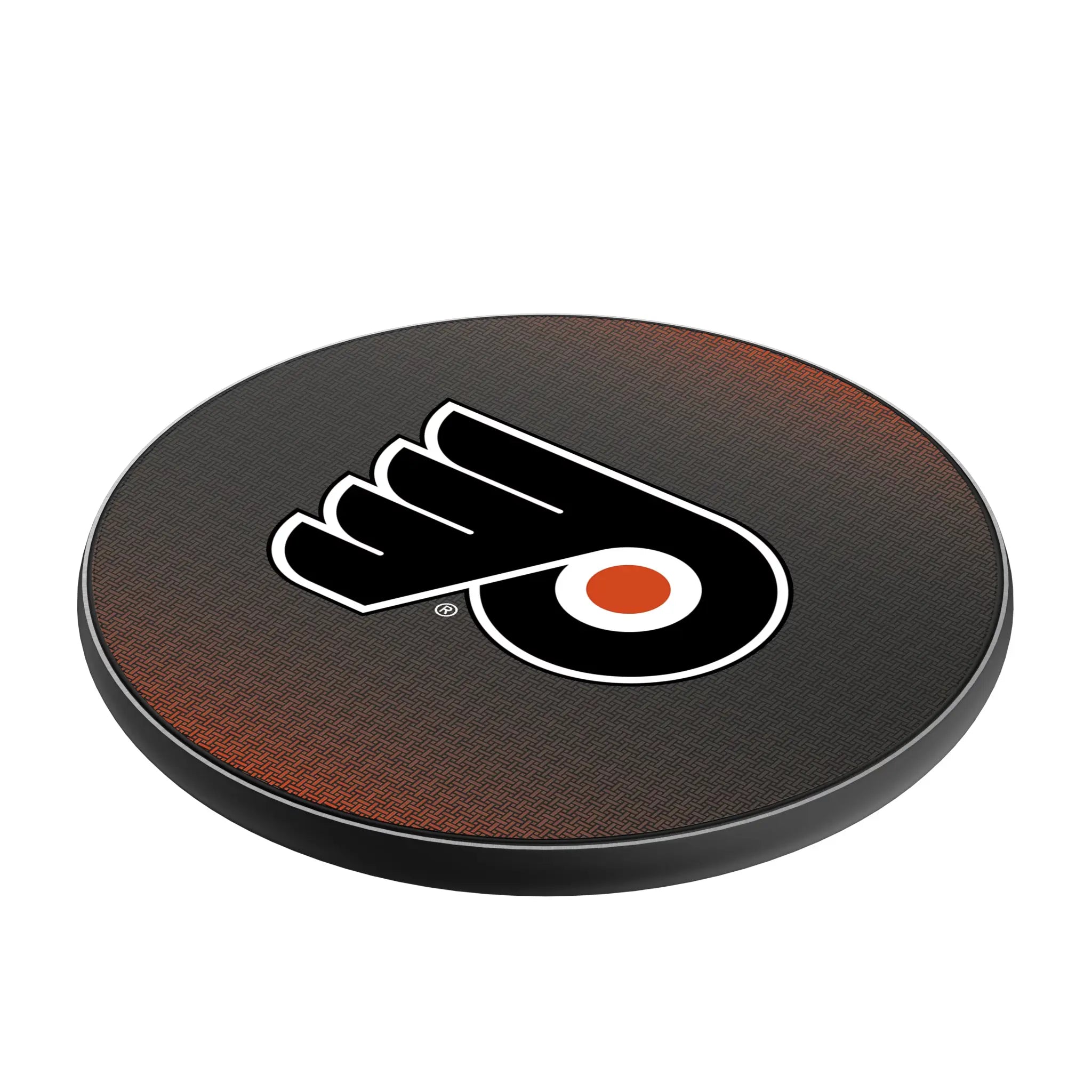 Philadelphia Flyers Linen 15-Watt Wireless Charger - Isometric View