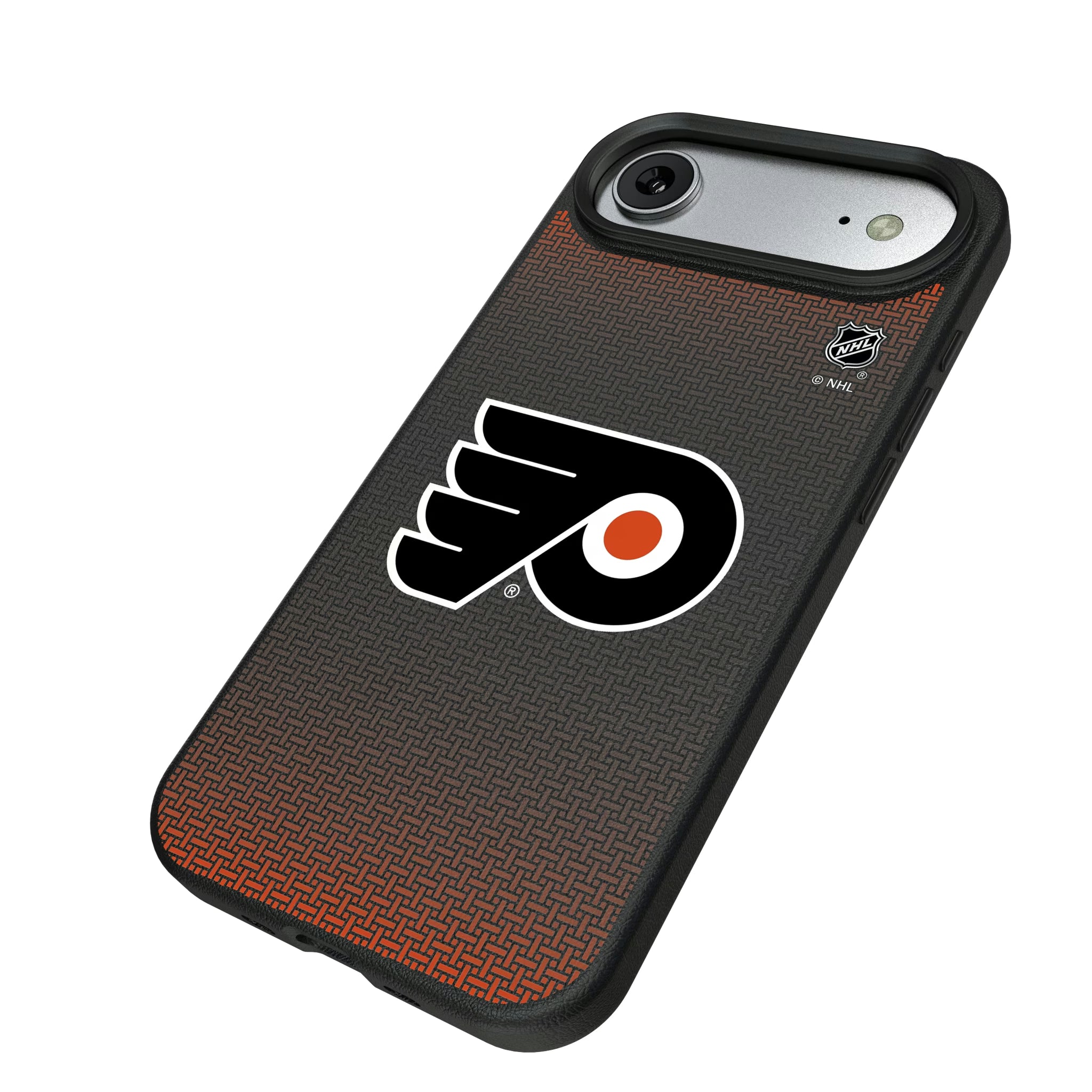 Philadelphia Flyers Linen iPhone MagSafe Compatible Phone Case for Apple iPhone - Isometric View#Device_iPhone Air