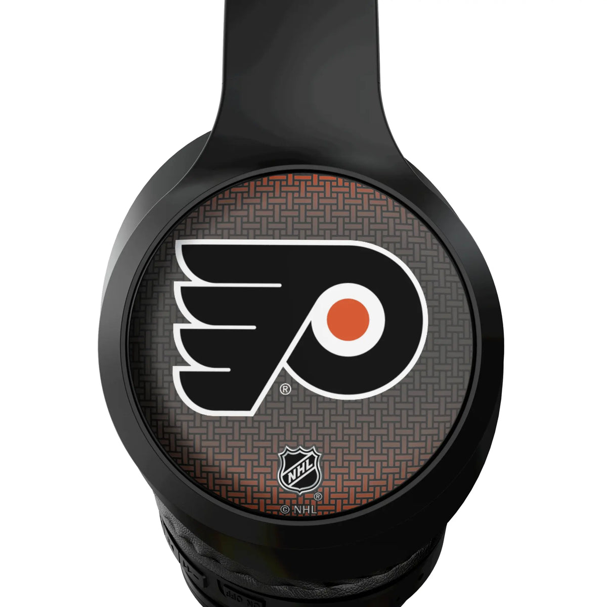 Philadelphia Flyers Linen Wireless Over-Ear Headphones With Case - Detail