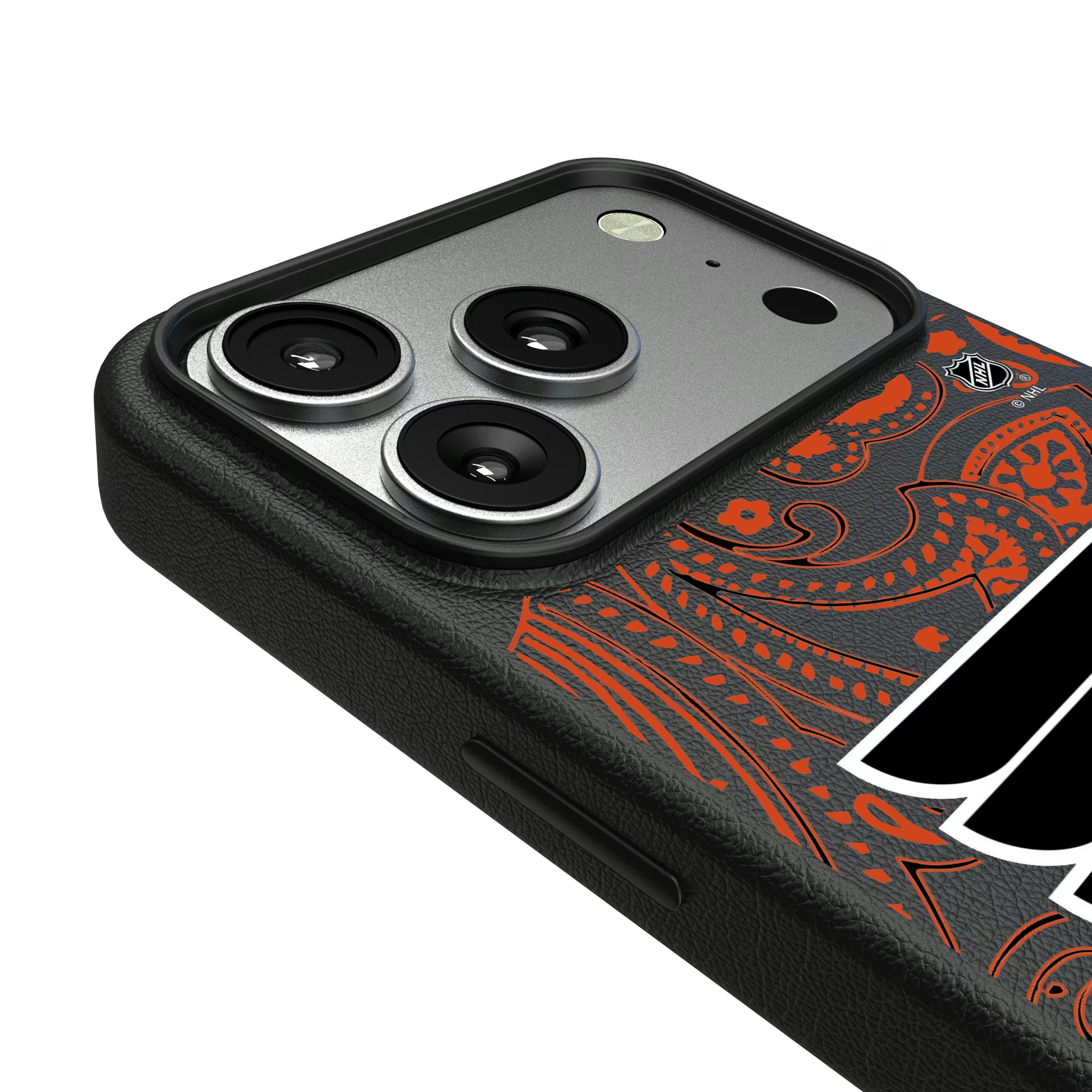 Philadelphia Flyers Paisley iPhone MagSafe Compatible Phone Case for Apple iPhone - Detail#Device_iPhone 17 Pro
