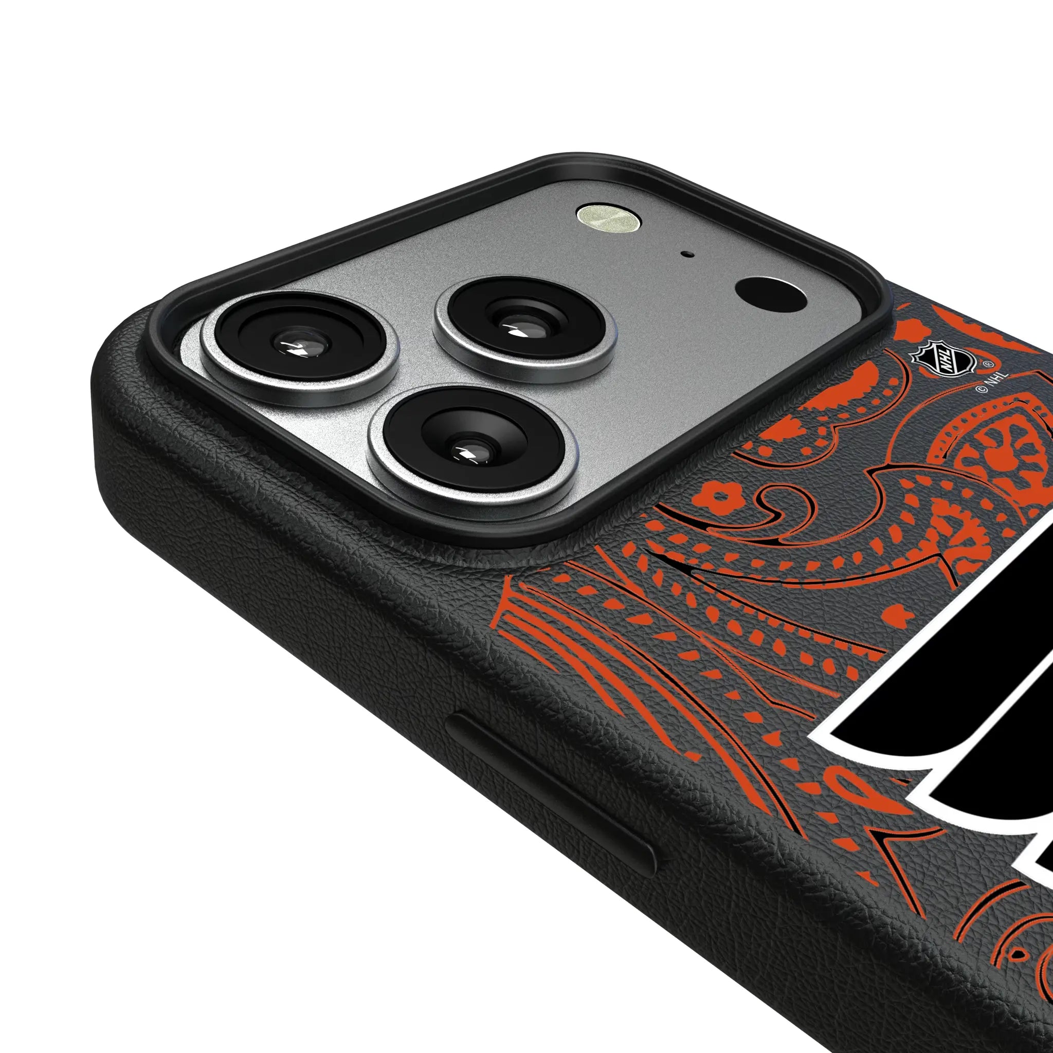 Philadelphia Flyers Paisley iPhone MagSafe Compatible Phone Case for Apple iPhone - Detail#Device_iPhone 17 Pro