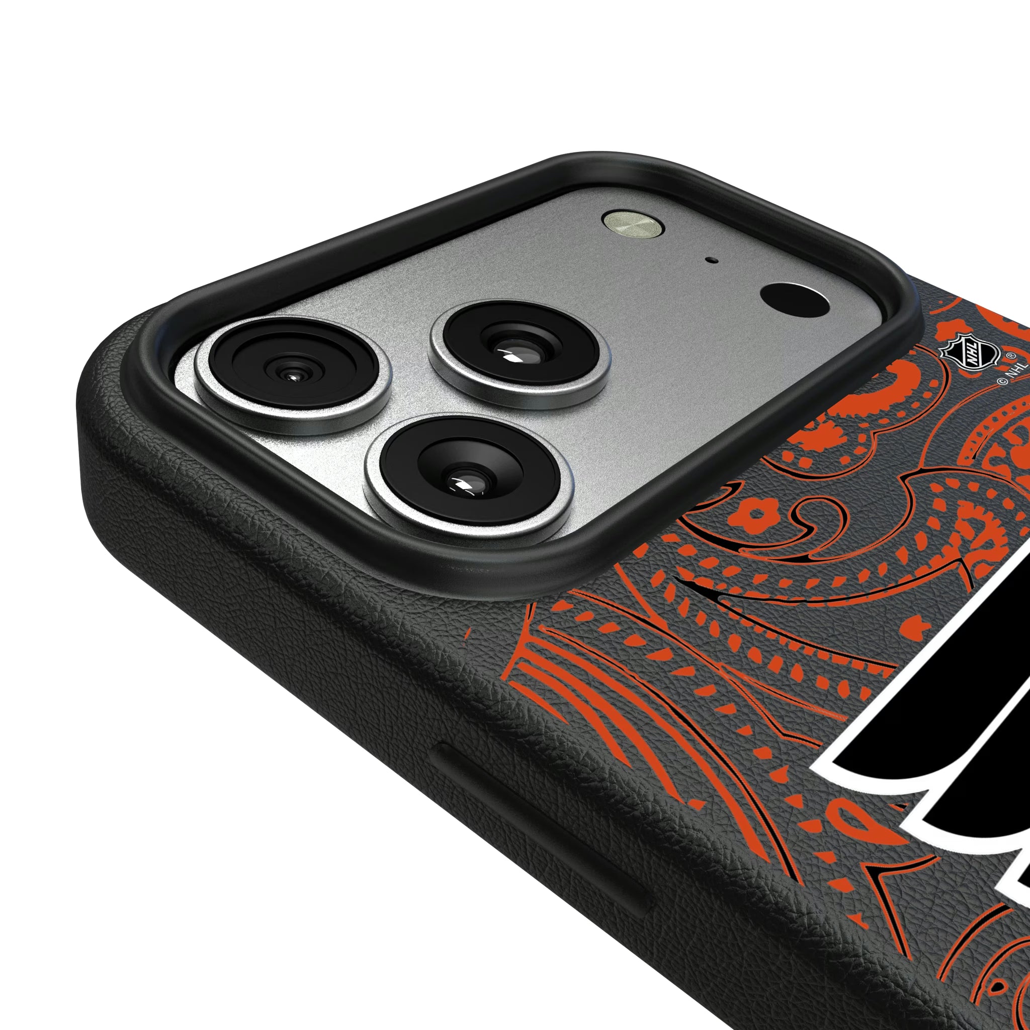 Philadelphia Flyers Paisley iPhone MagSafe Compatible Phone Case for Apple iPhone - Detail#Device_iPhone 17 Pro Max