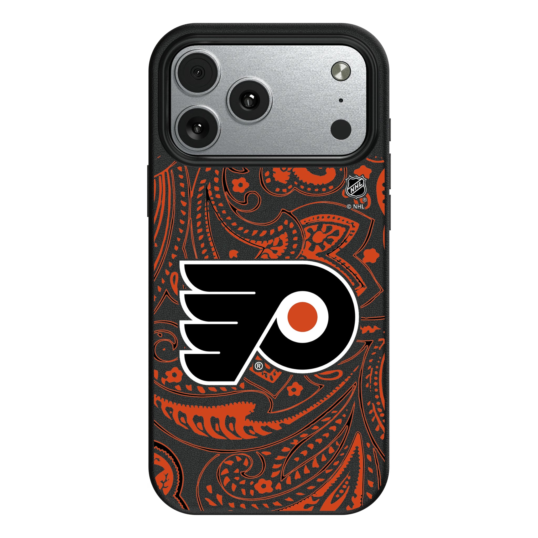 Philadelphia Flyers Paisley iPhone MagSafe Compatible Phone Case for Apple iPhone#Device_iPhone 17 Pro Max