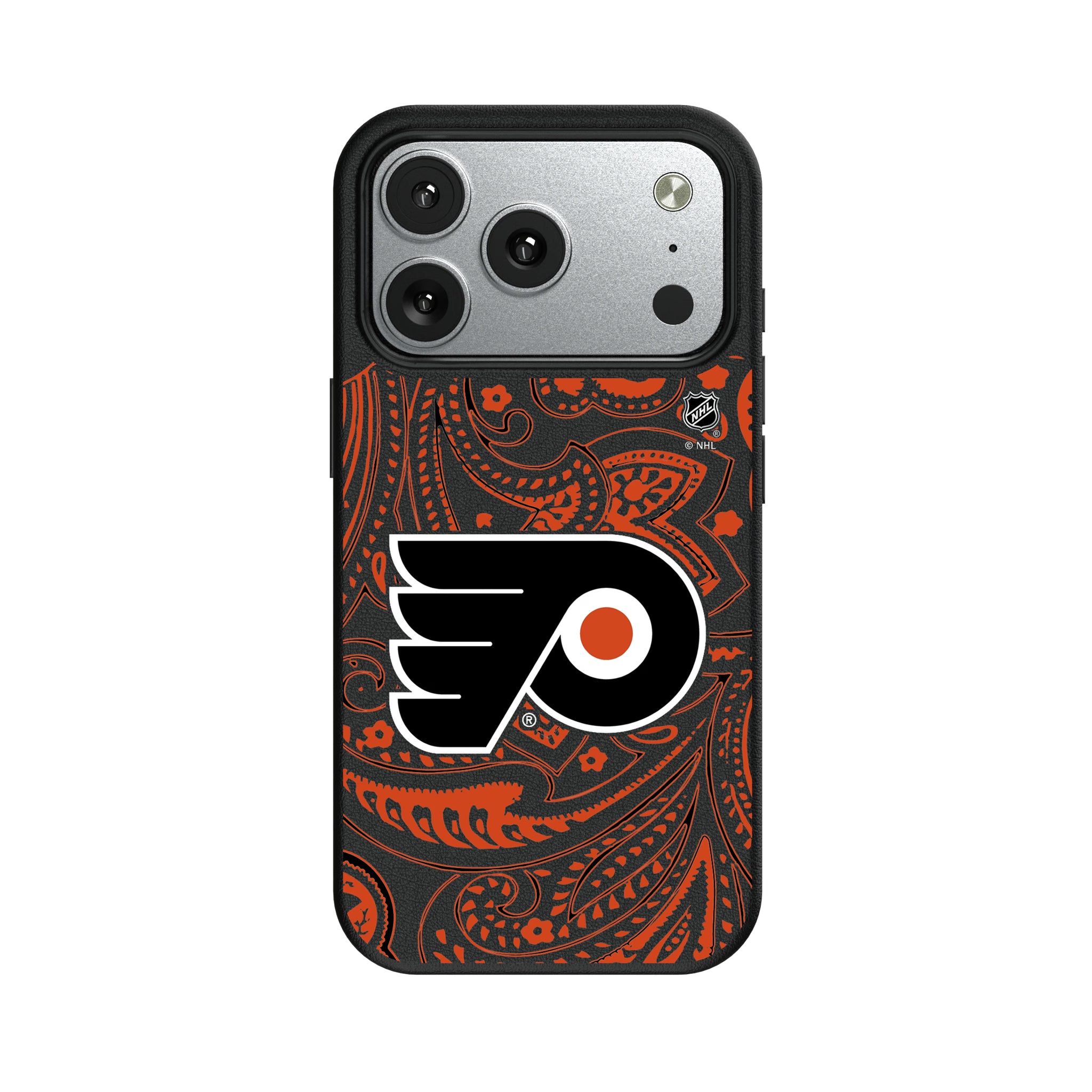 Philadelphia Flyers Paisley iPhone MagSafe Compatible Phone Case for Apple iPhone#Device_iPhone 17 Pro