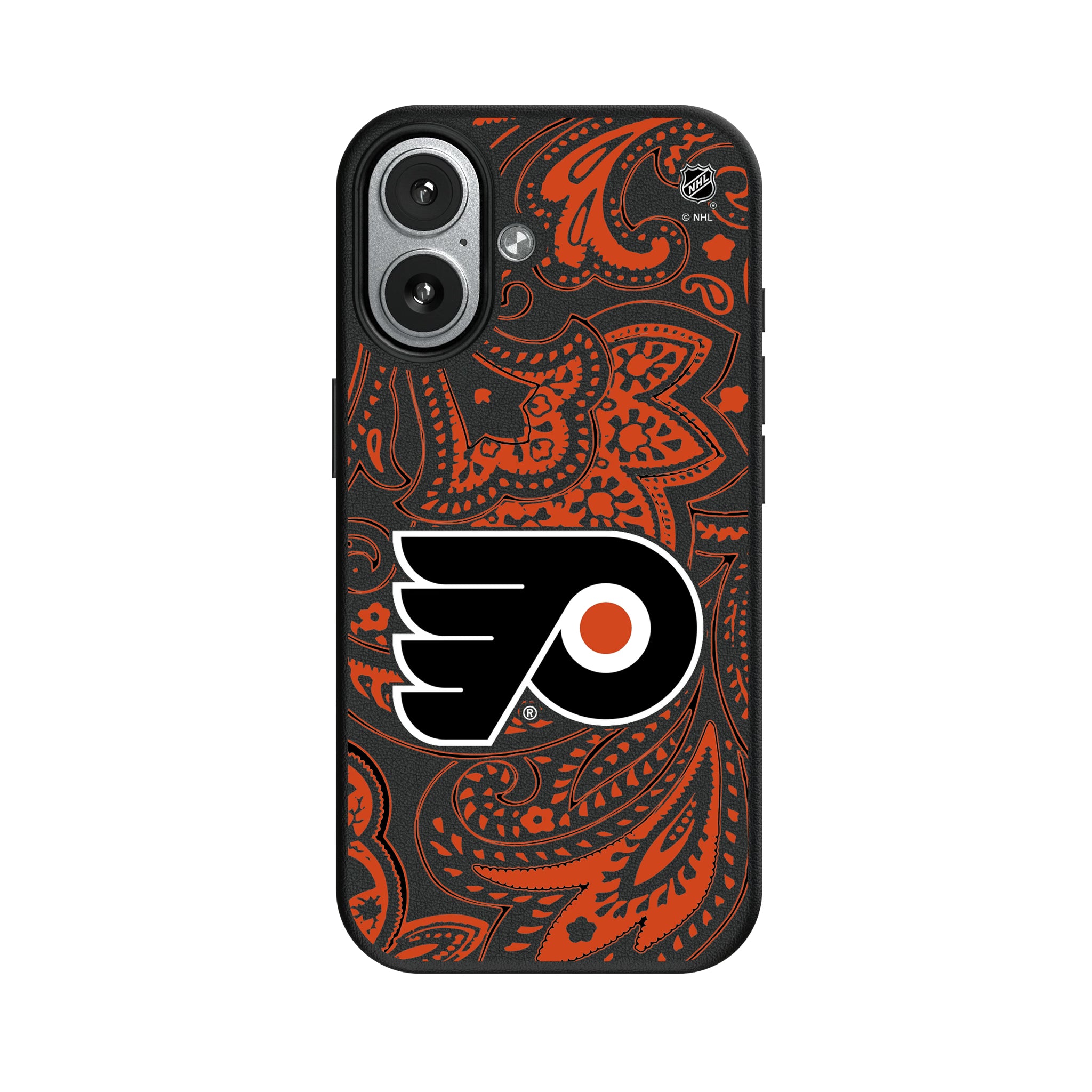 Philadelphia Flyers Paisley iPhone MagSafe Compatible Phone Case for Apple iPhone#Device_iPhone 17