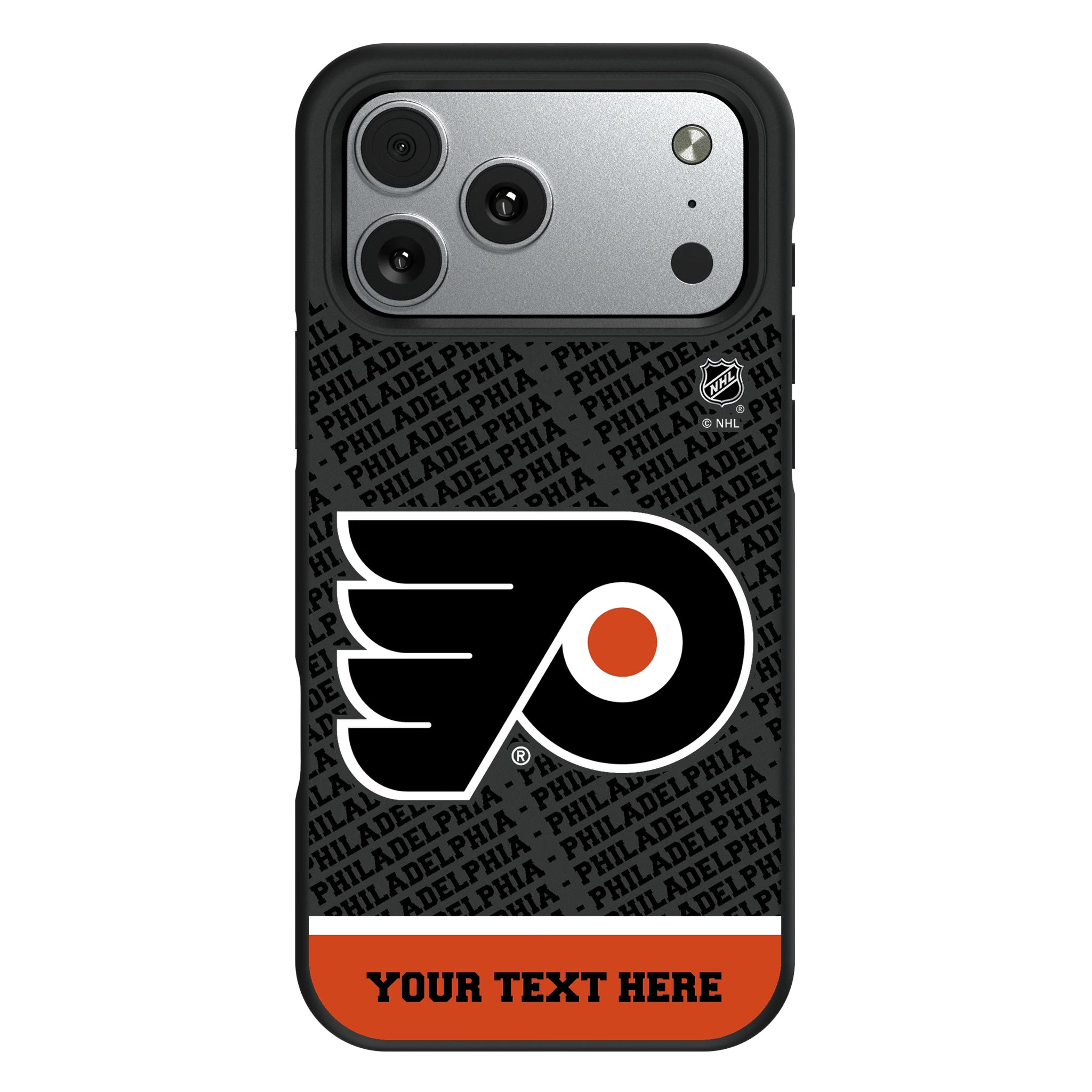 Philadelphia Flyers Personalized EndZone Plus iPhone Bump Phone Case for Apple iPhone#Device_iPhone 17 Pro Max