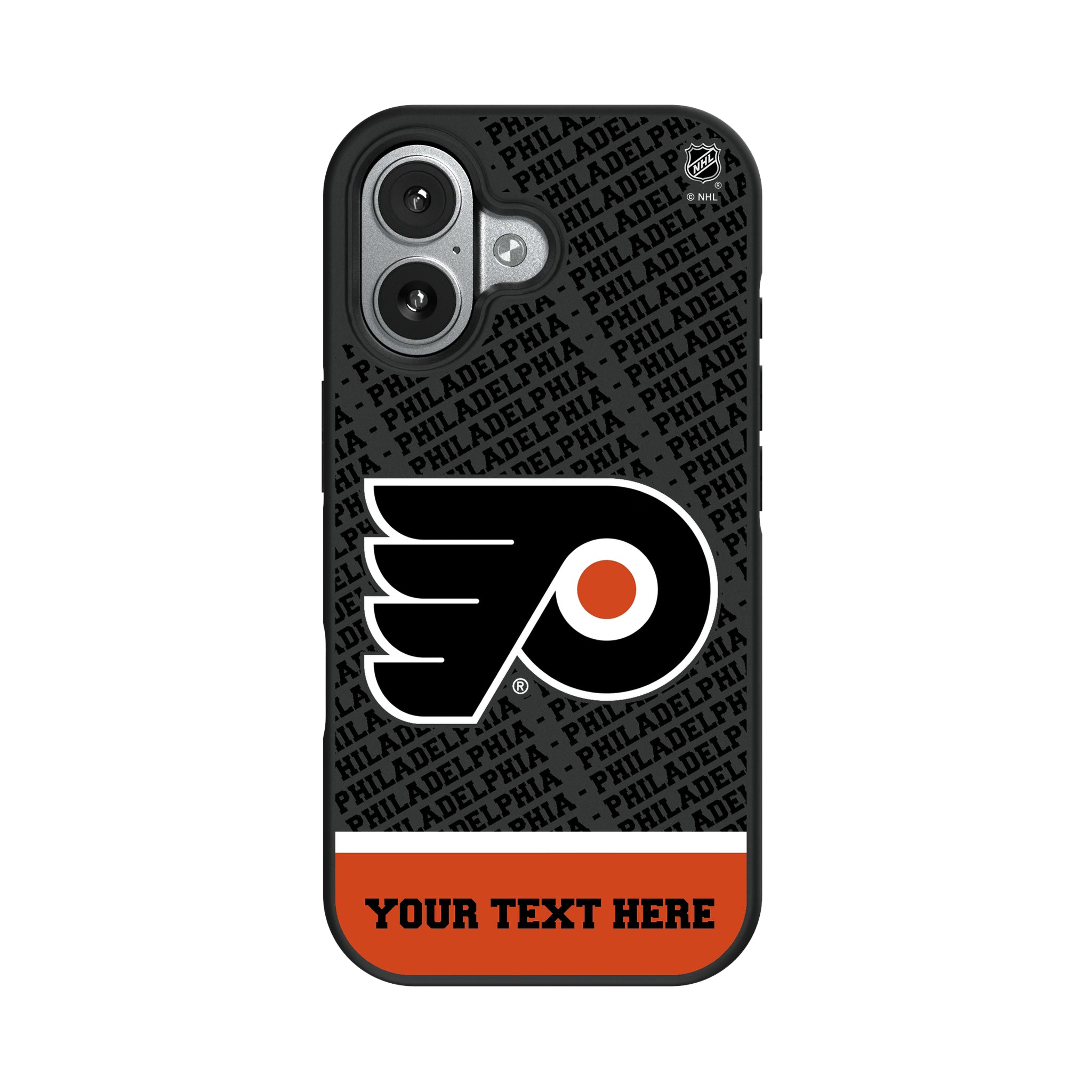 Philadelphia Flyers Personalized EndZone Plus iPhone Bump Phone Case for Apple iPhone#Device_iPhone 17