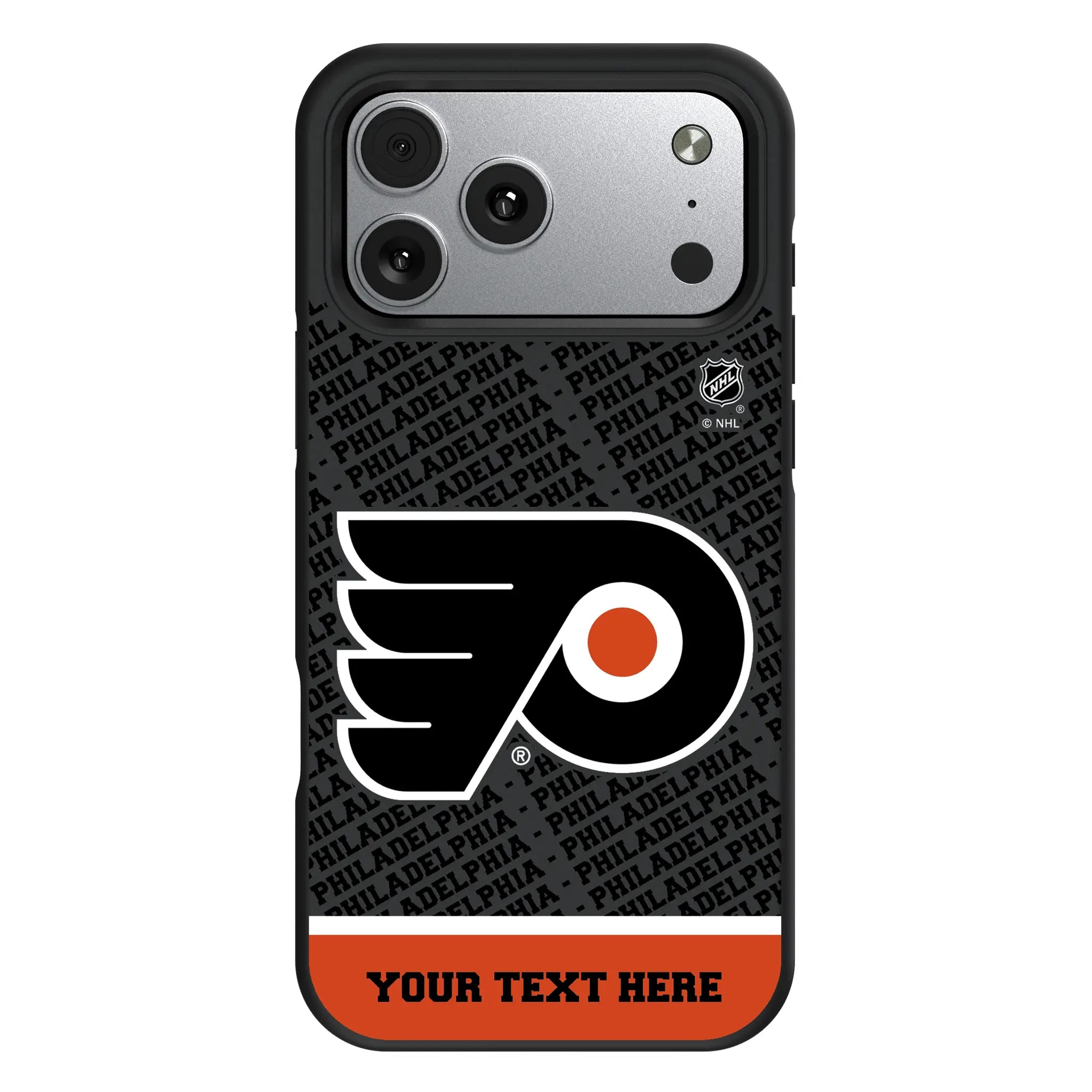 Philadelphia Flyers Personalized EndZone Plus iPhone Bump Phone Case for Apple iPhone#Device_iPhone 17 Pro Max