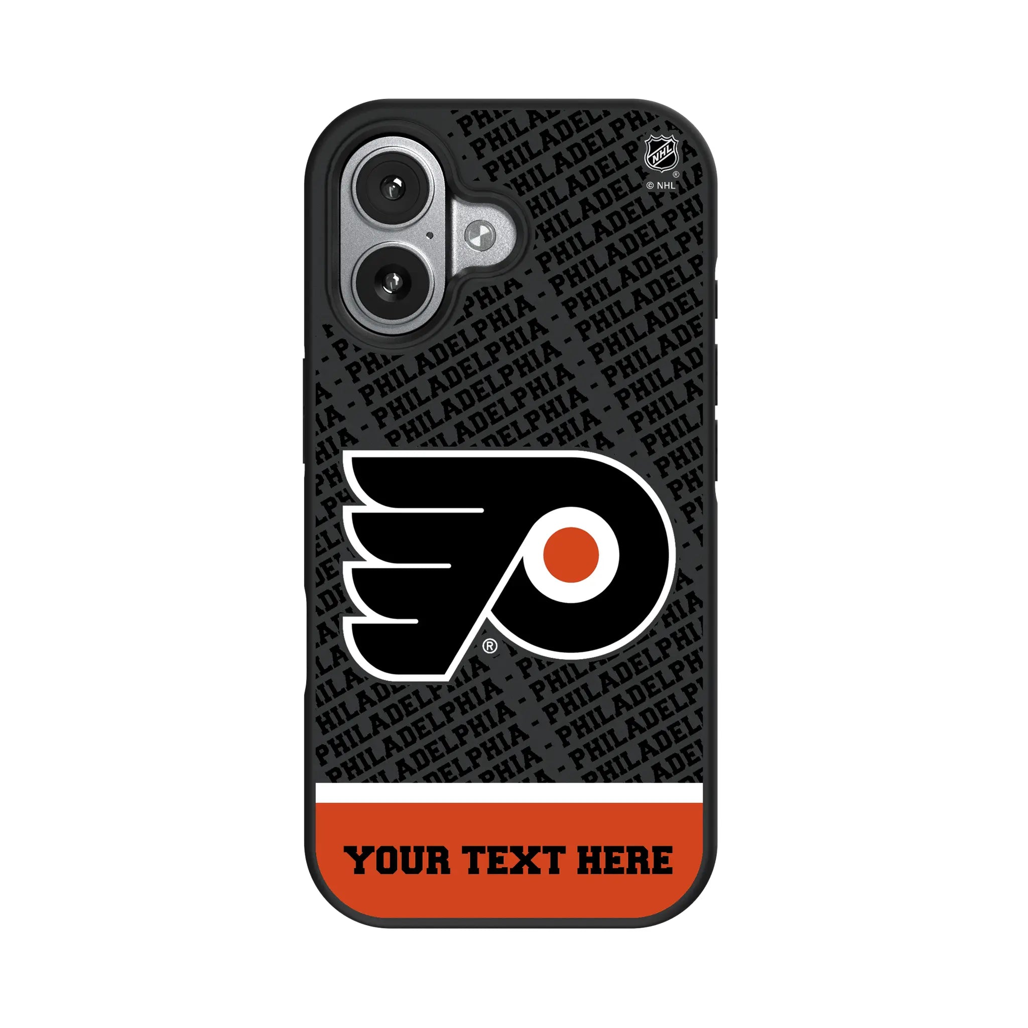 Philadelphia Flyers Personalized EndZone Plus iPhone Bump Phone Case for Apple iPhone#Device_iPhone 17