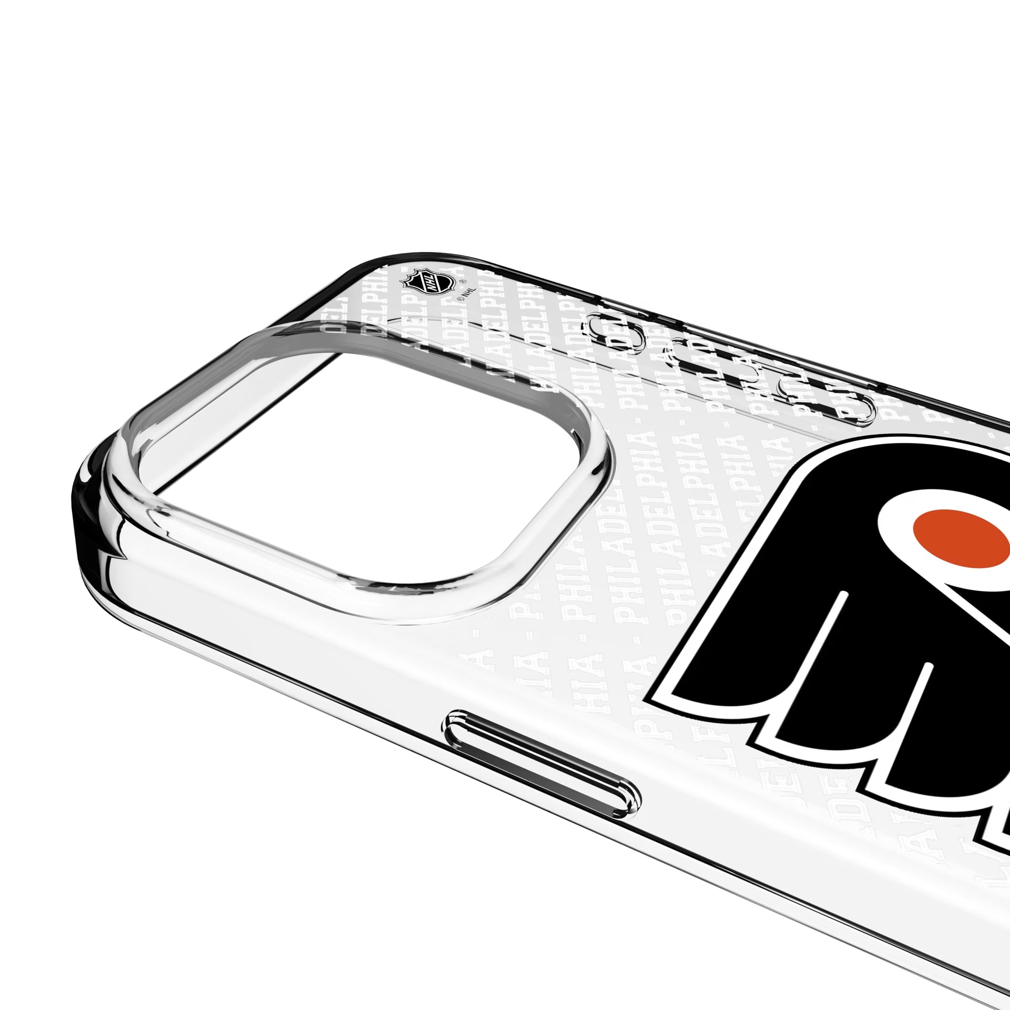 Philadelphia Flyers Personalized EndZone Plus iPhone Clear Phone Case for Apple iPhone - Detail
