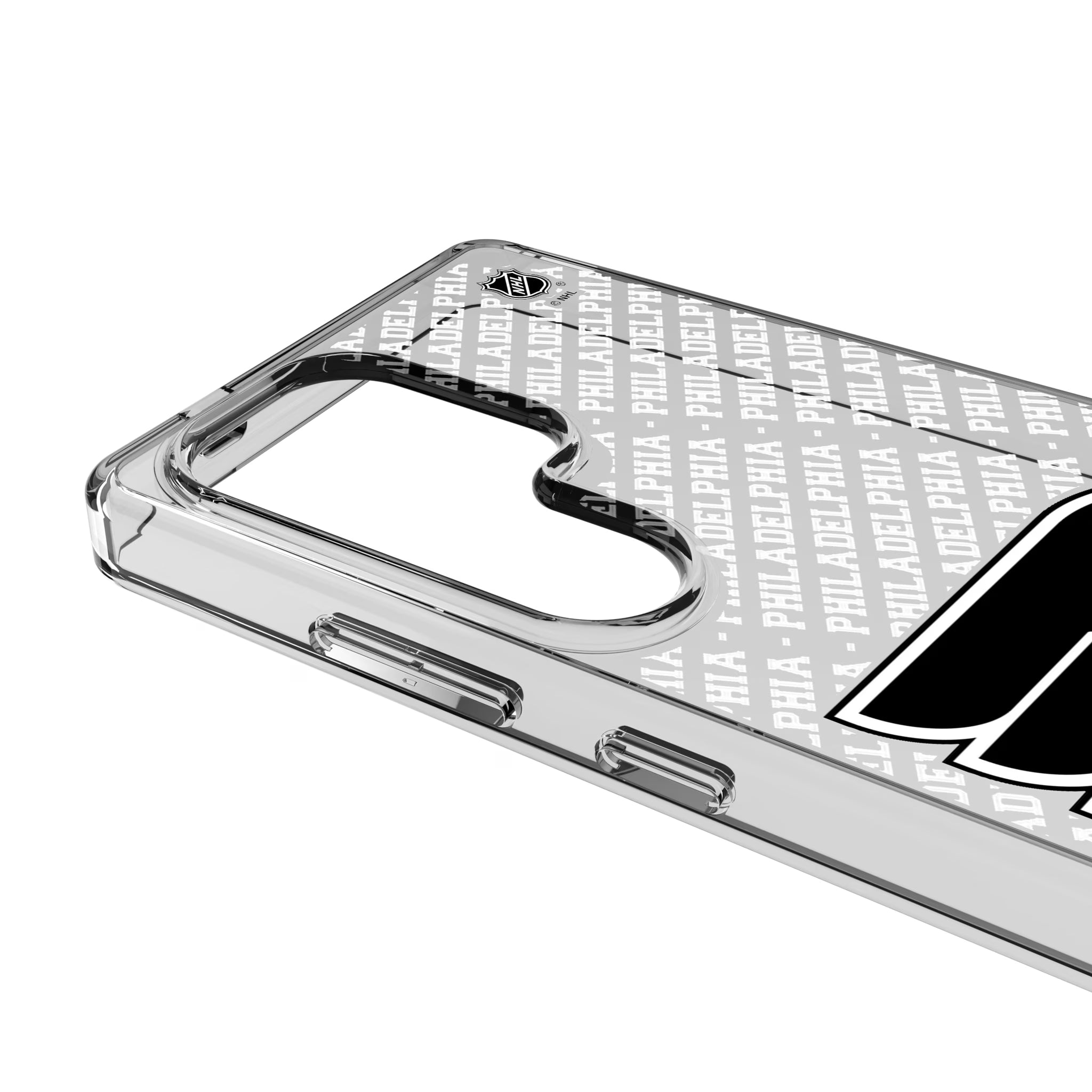 Philadelphia Flyers Personalized EndZone Plus Galaxy Clear Phone Case for Samsung Galaxy - Detail