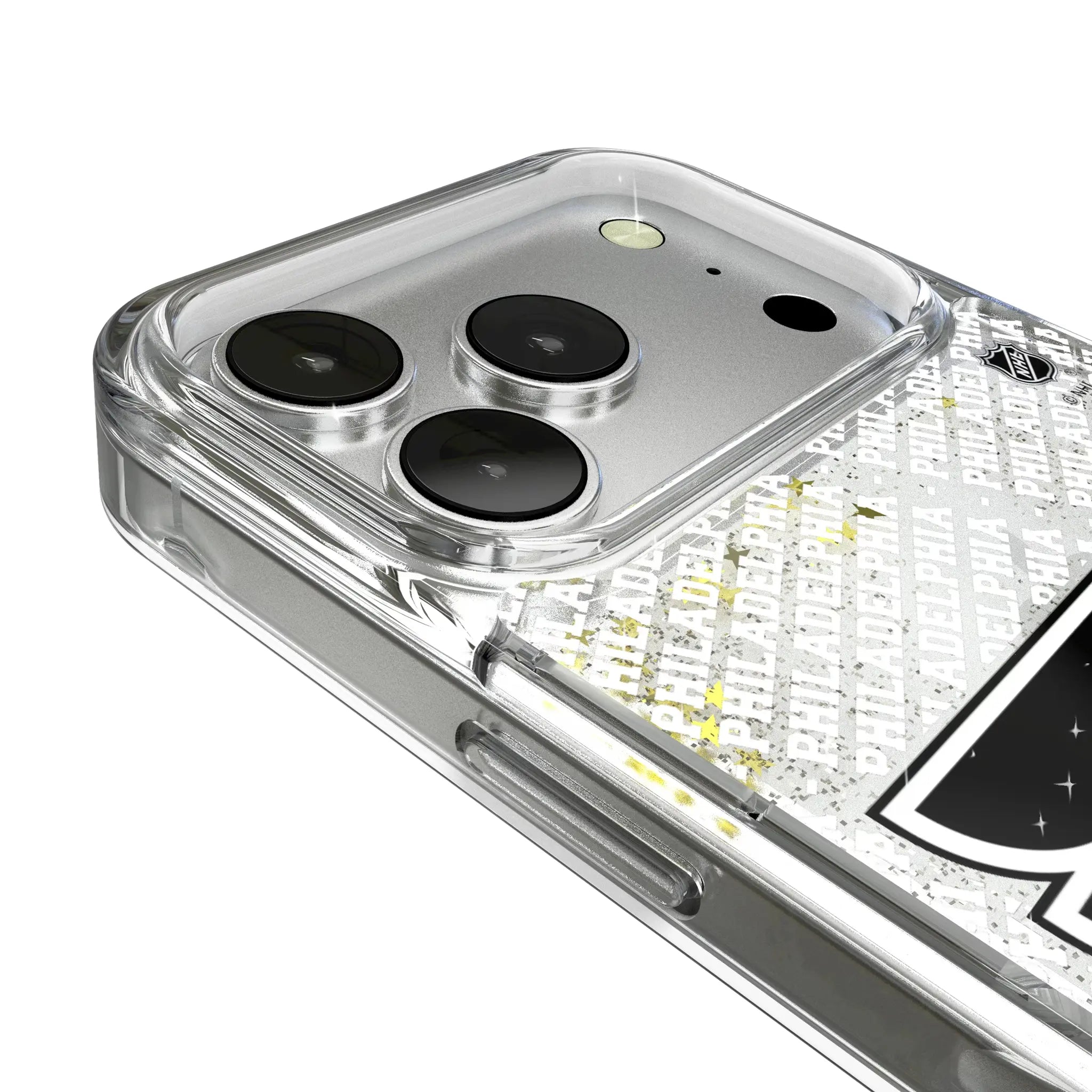 Philadelphia Flyers Personalized EndZone Plus iPhone Glitter Phone Case for Apple iPhone - Detail