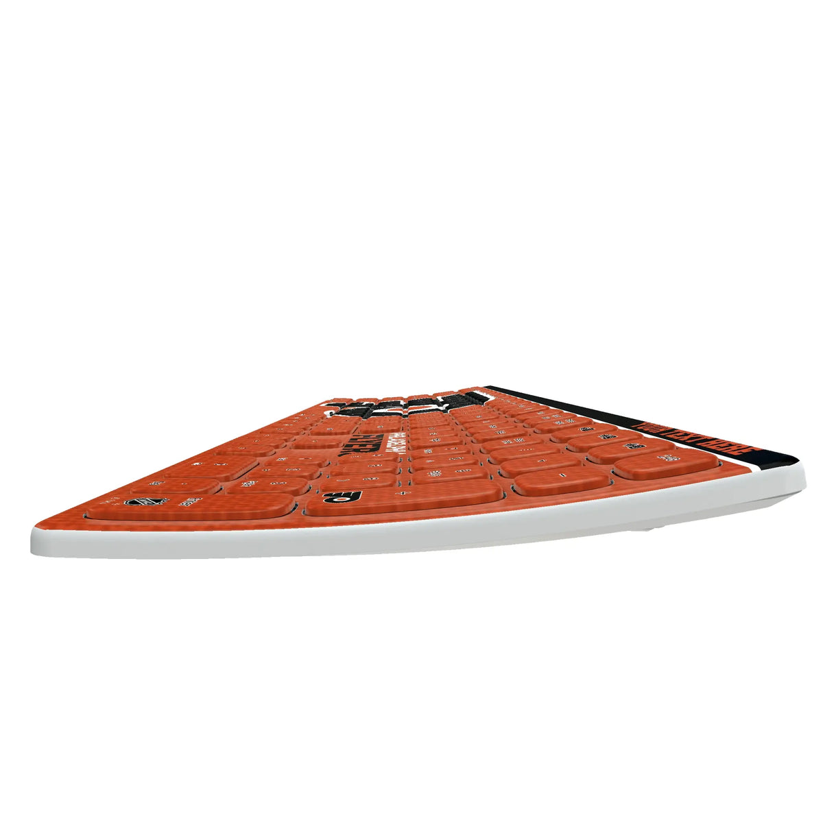 Philadelphia Flyers Personalized Endzone Solid KKB605 Curved Wireless Keyboard