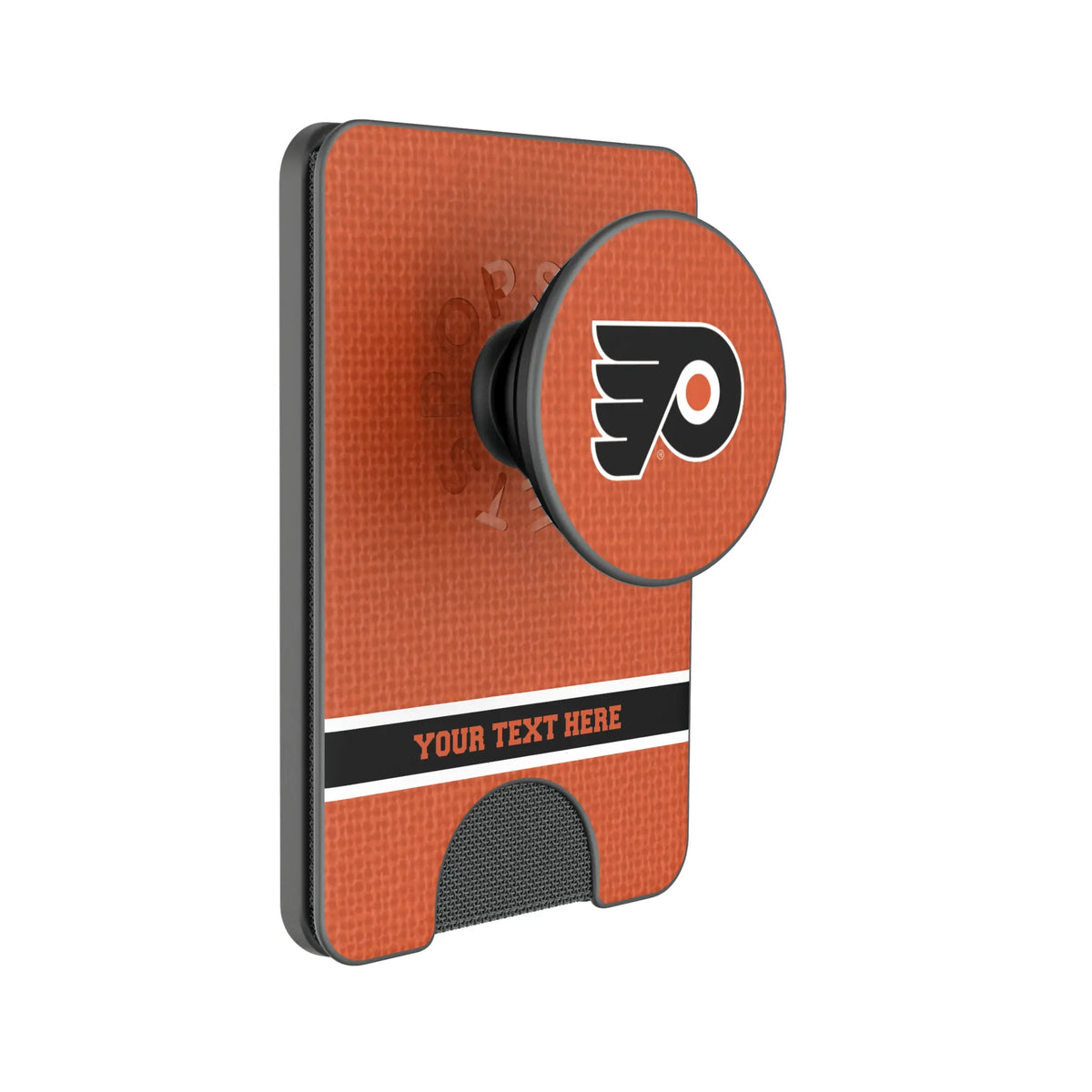 Philadelphia Flyers Personalized Endzone Solid Popsockets Wallet Magnetic