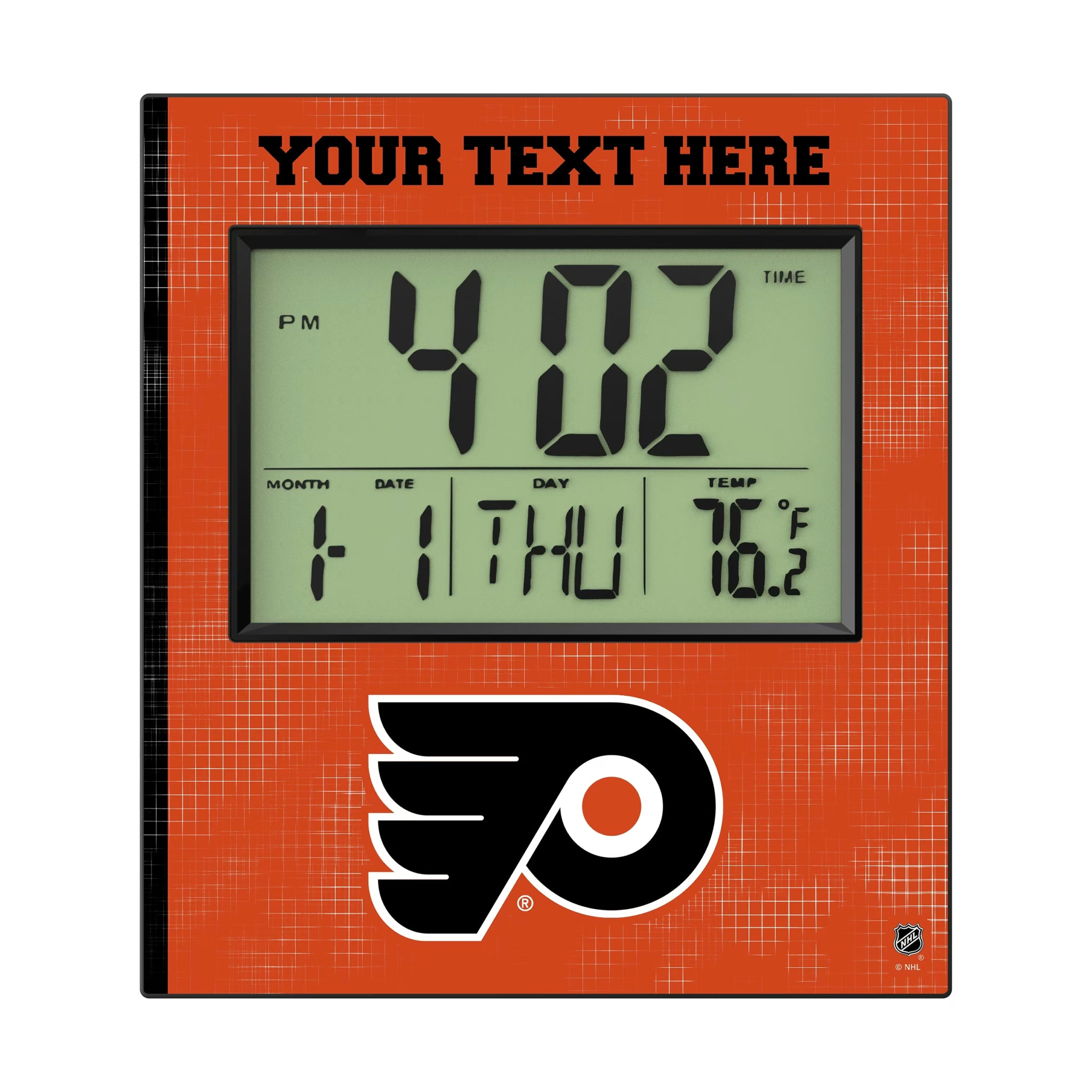 Philadelphia Flyers Personalized Hatch Wall Clock