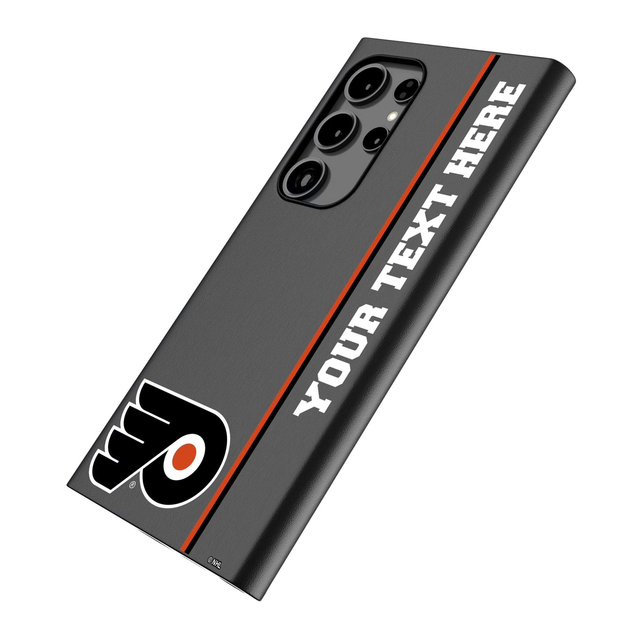 Philadelphia Flyers Personalized Sidebard Galaxy MagSafe Compatible Phone Case for Samsung Galaxy - Isometric View