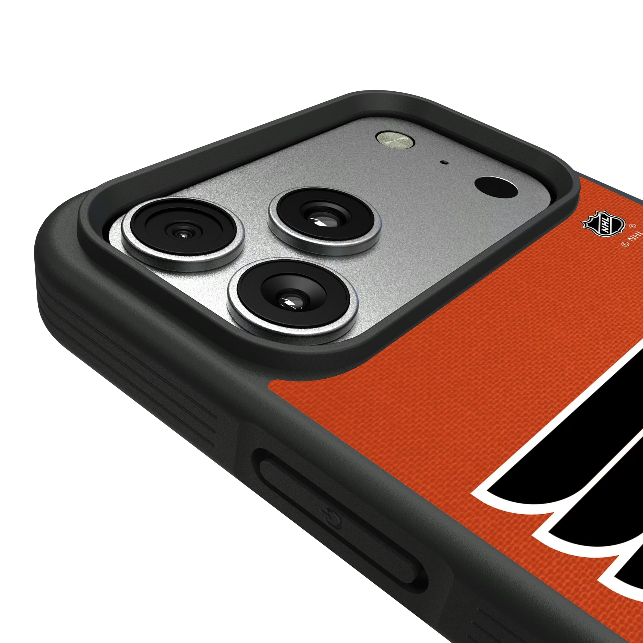 Philadelphia Flyers Personalized Stripe iPhone Bump Phone Case for Apple iPhone - Detail#Device_iPhone 17 Pro Max