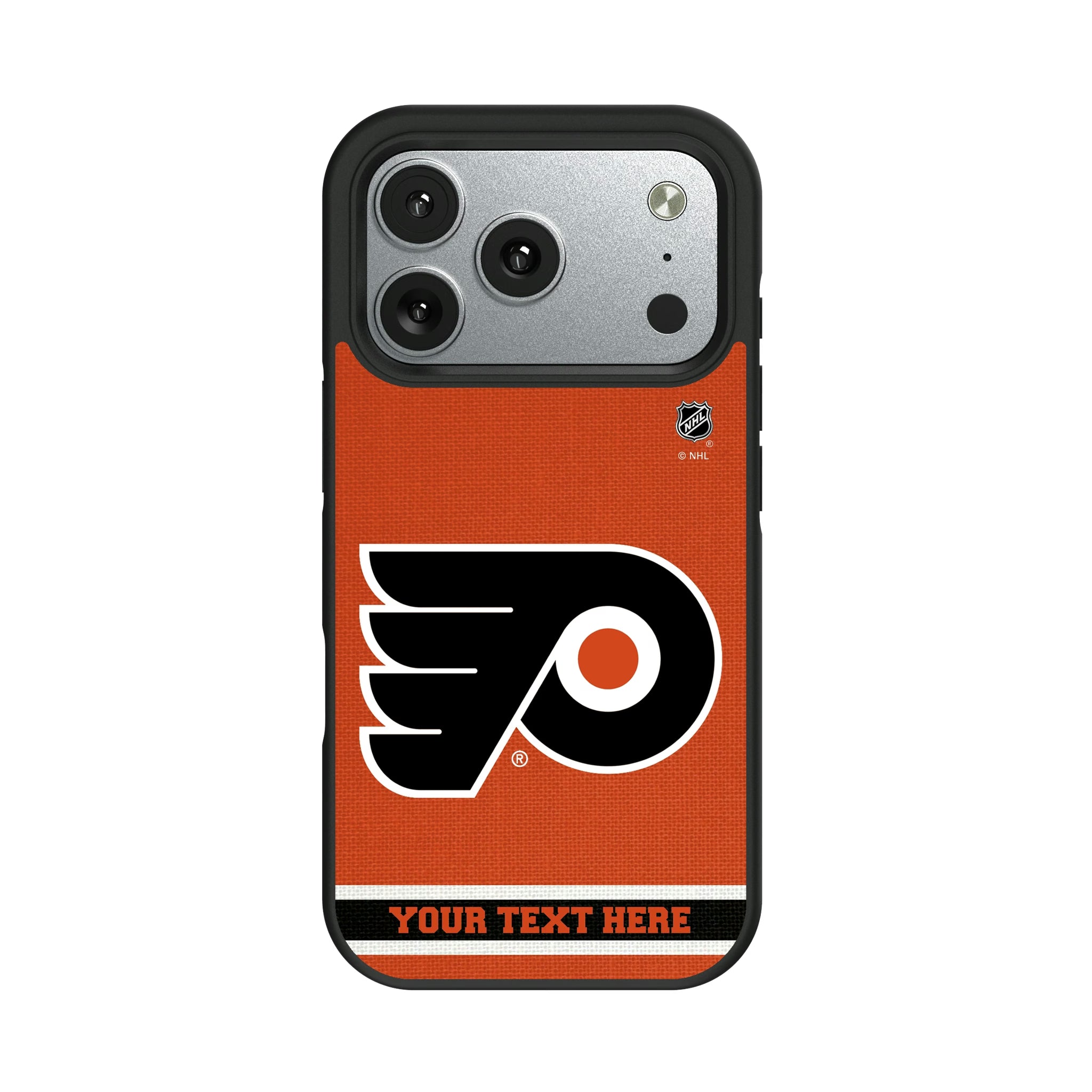 Philadelphia Flyers Personalized Stripe iPhone Bump Phone Case for Apple iPhone#Device_iPhone 17 Pro