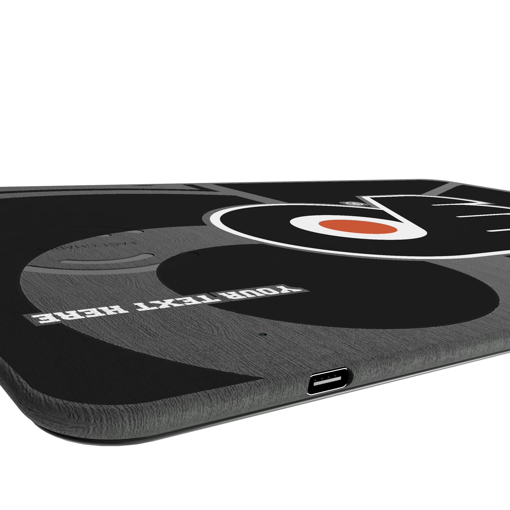 Philadelphia Flyers Personalized Tilt 15-Watt Wireless Charger and Mouse Pad