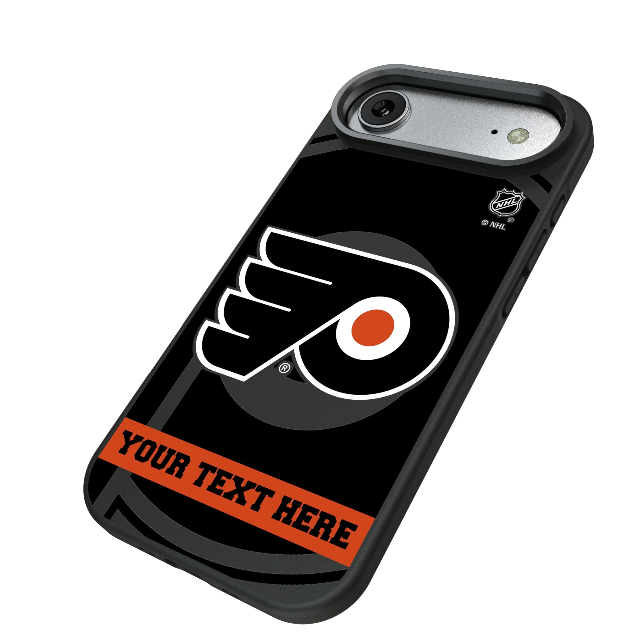 Philadelphia Flyers Personalized Tilt iPhone Bump Phone Case for Apple iPhone - Isometric View#Device_iPhone Air