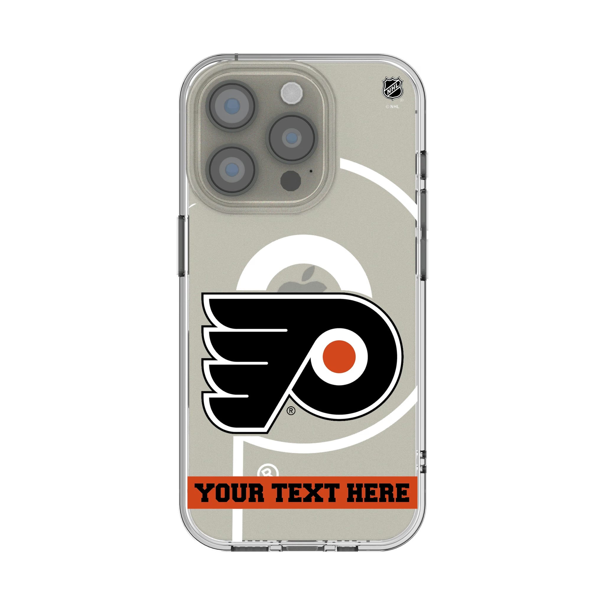 Philadelphia Flyers Personalized Tilt iPhone Clear Phone Case for Apple iPhone