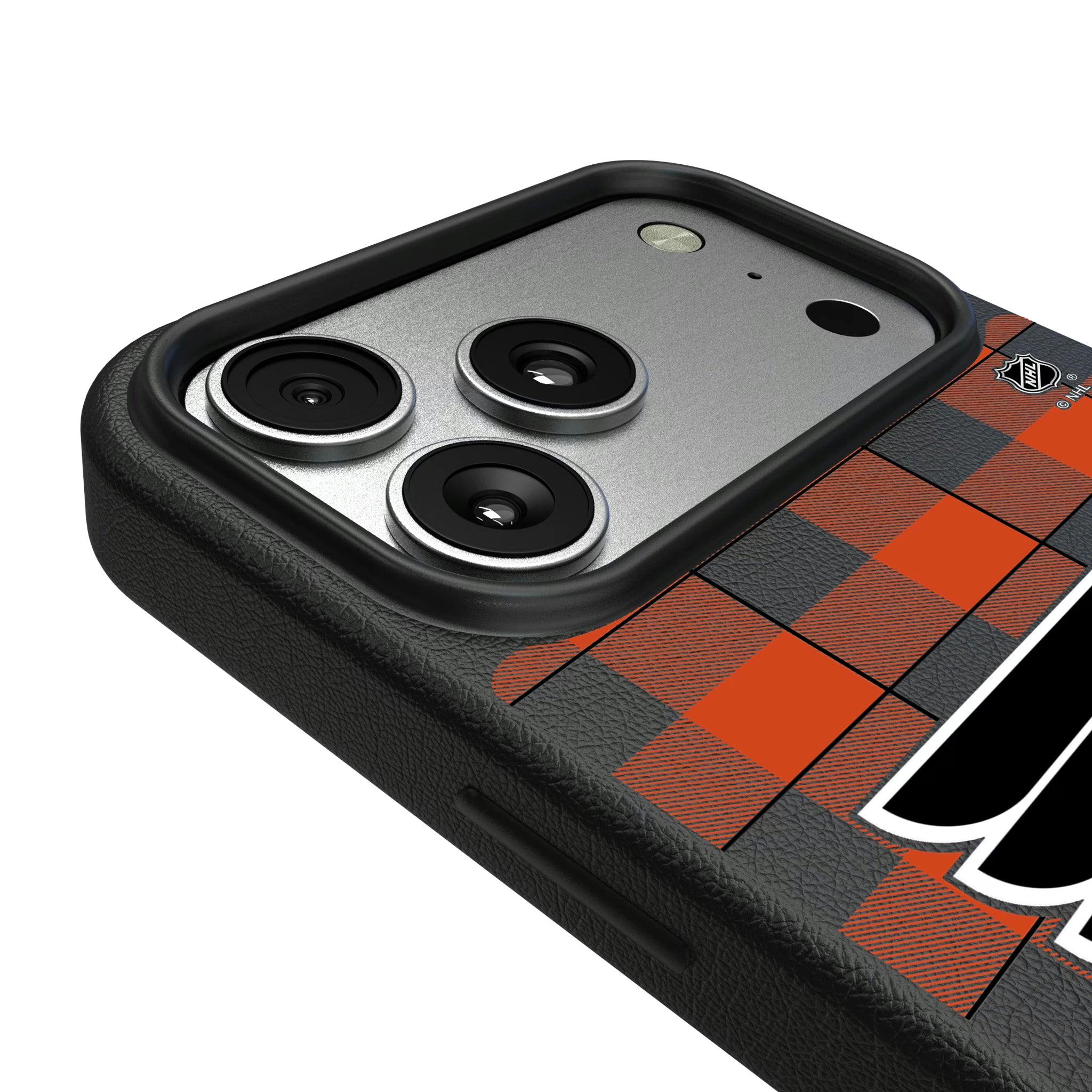 Philadelphia Flyers Plaid iPhone MagSafe Compatible Phone Case for Apple iPhone - Detail#Device_iPhone 17 Pro Max