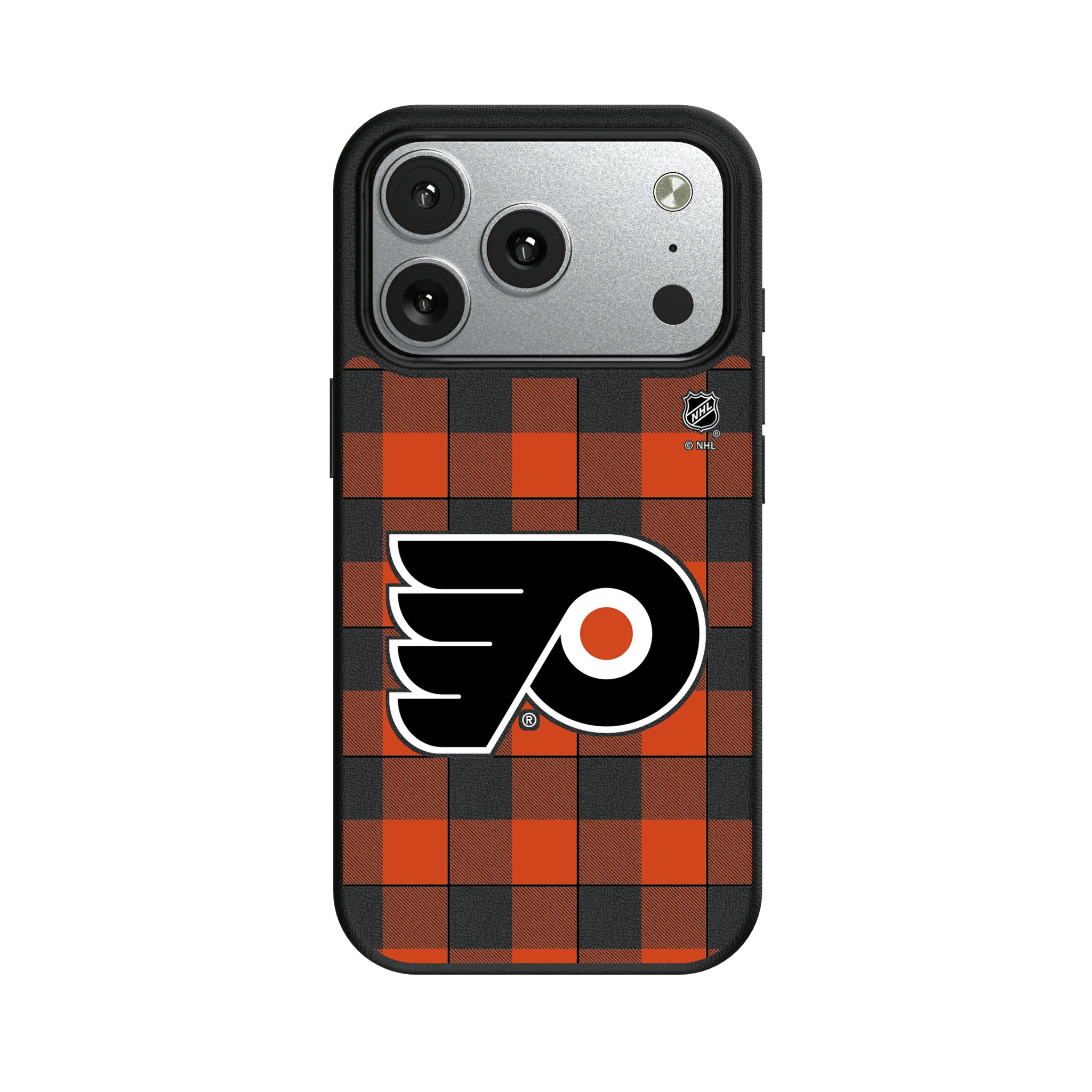 Philadelphia Flyers Plaid iPhone MagSafe Compatible Phone Case for Apple iPhone#Device_iPhone 17 Pro