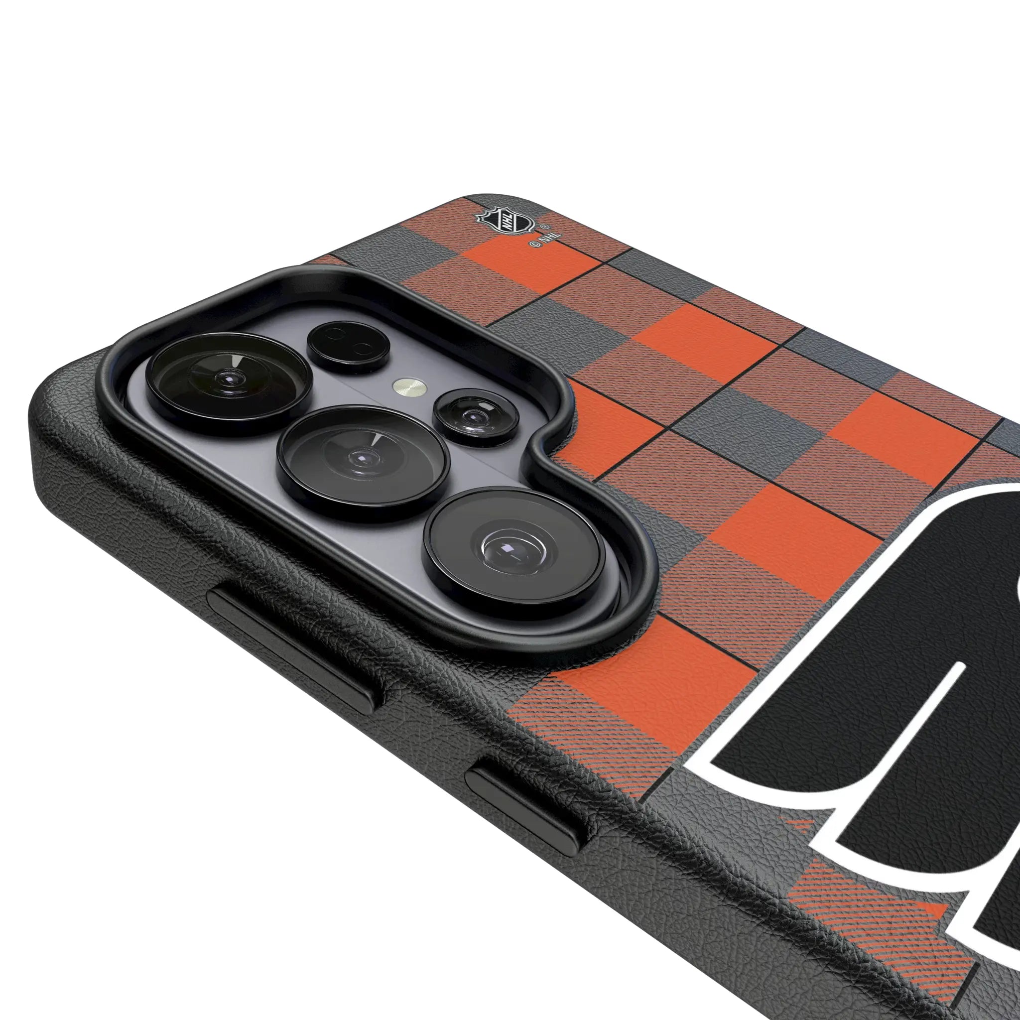 Philadelphia Flyers Plaid Galaxy MagSafe Compatible Phone Case for Samsung Galaxy - Detail#Device_Galaxy S26 Ultra