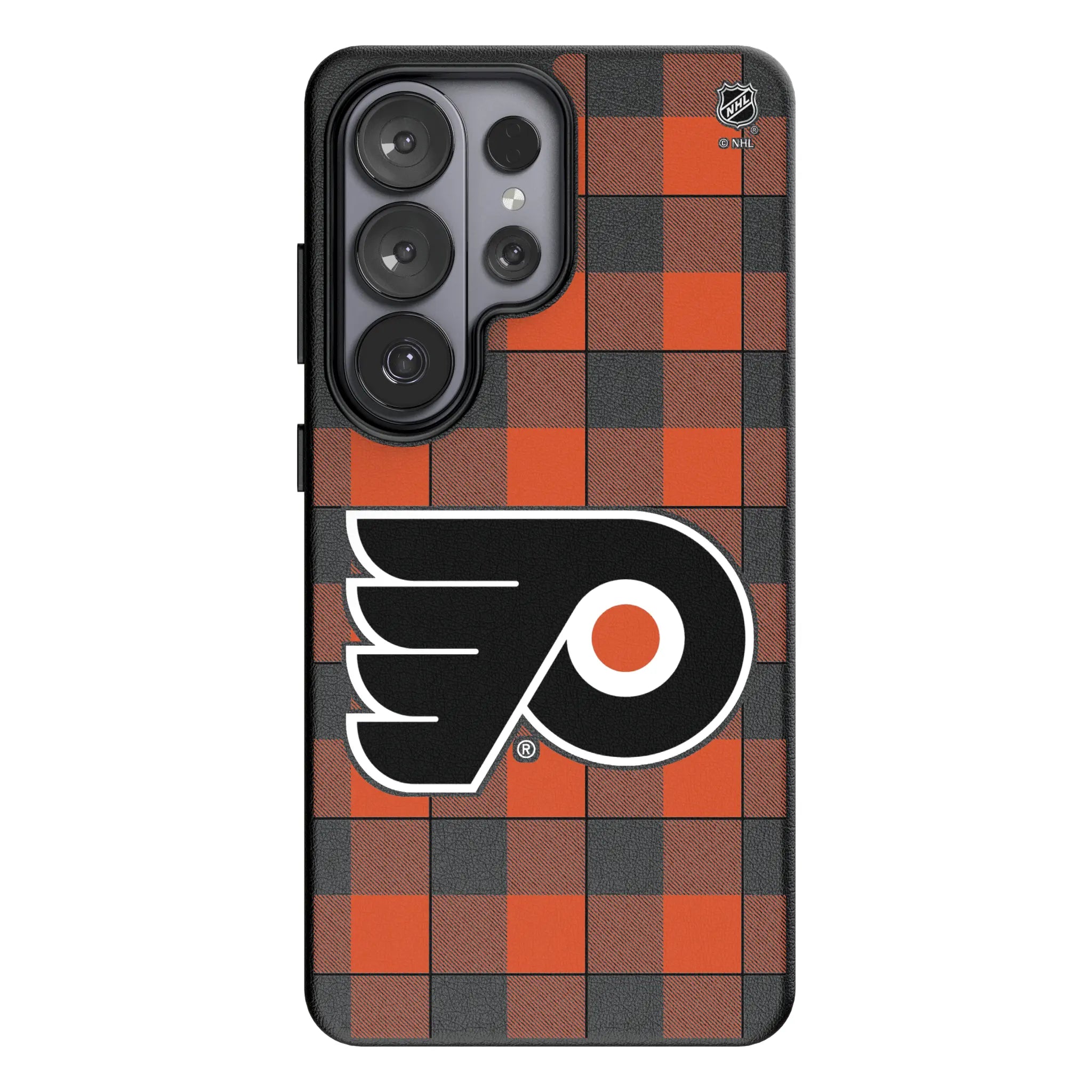 Philadelphia Flyers Plaid Galaxy MagSafe Compatible Phone Case for Samsung Galaxy#Device_Galaxy S26 Ultra