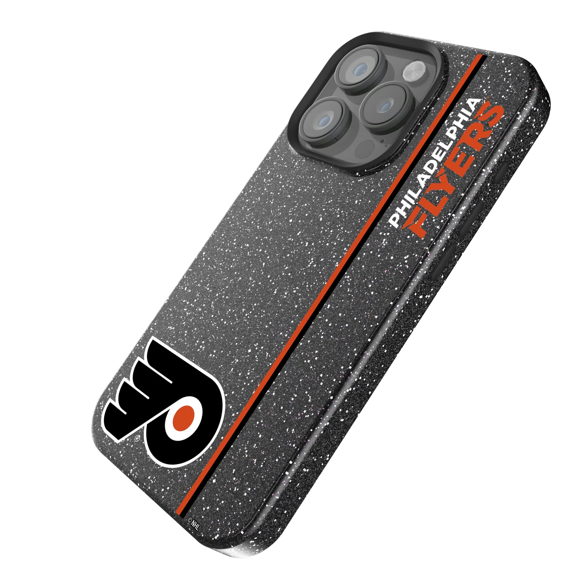 Philadelphia Flyers Sidebar iPhone Bling Phone Case for Apple iPhone - Isometric View
