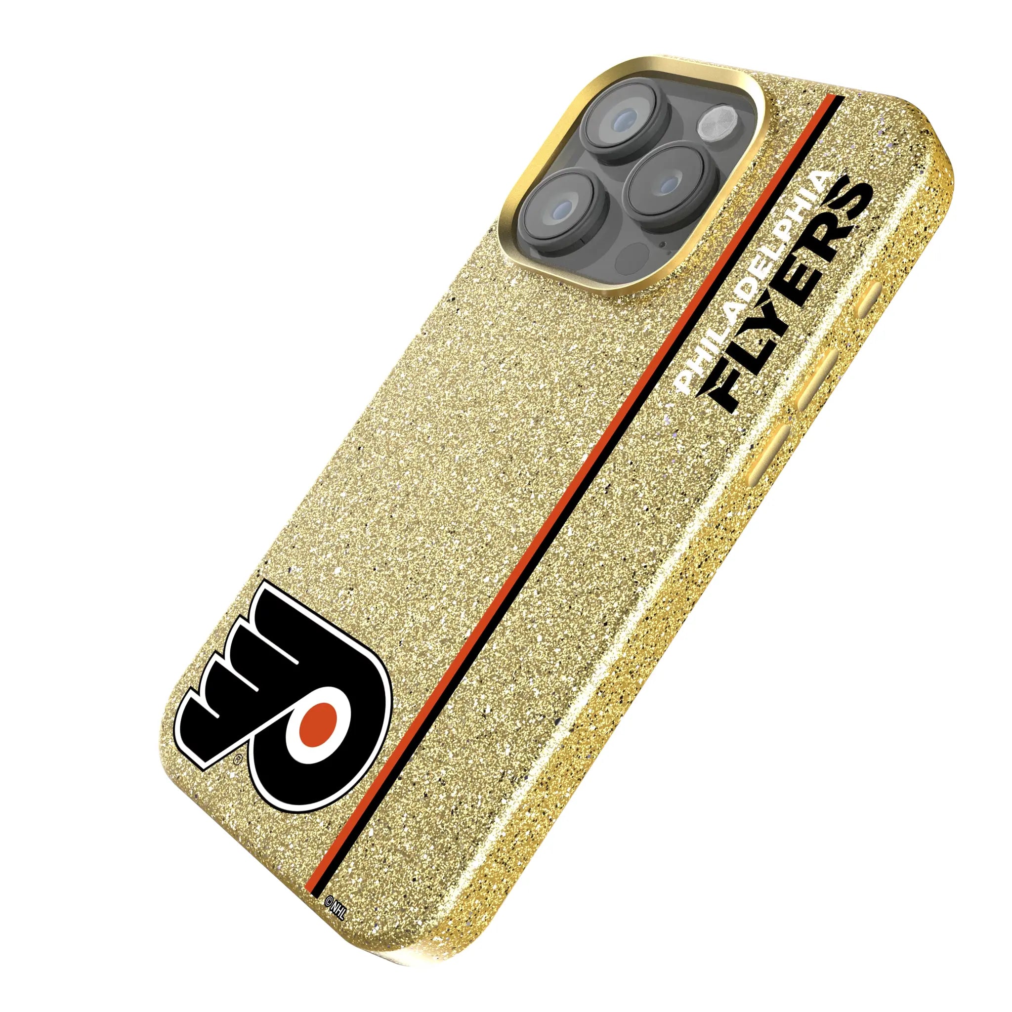 Philadelphia Flyers Sidebar iPhone Bling Phone Case for Apple iPhone - Isometric View
